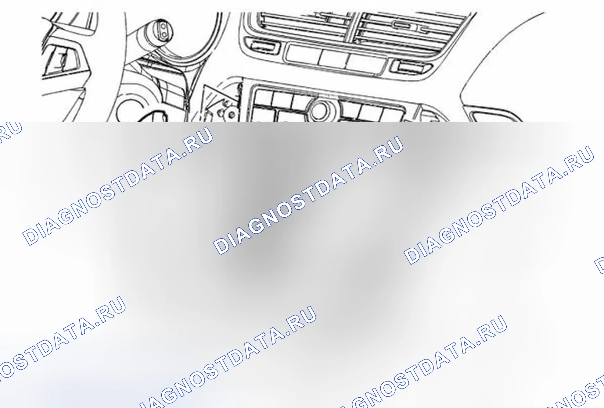 Рис. 105: Замена обрезной пластины приборной панели (Encore). Buick Encore I