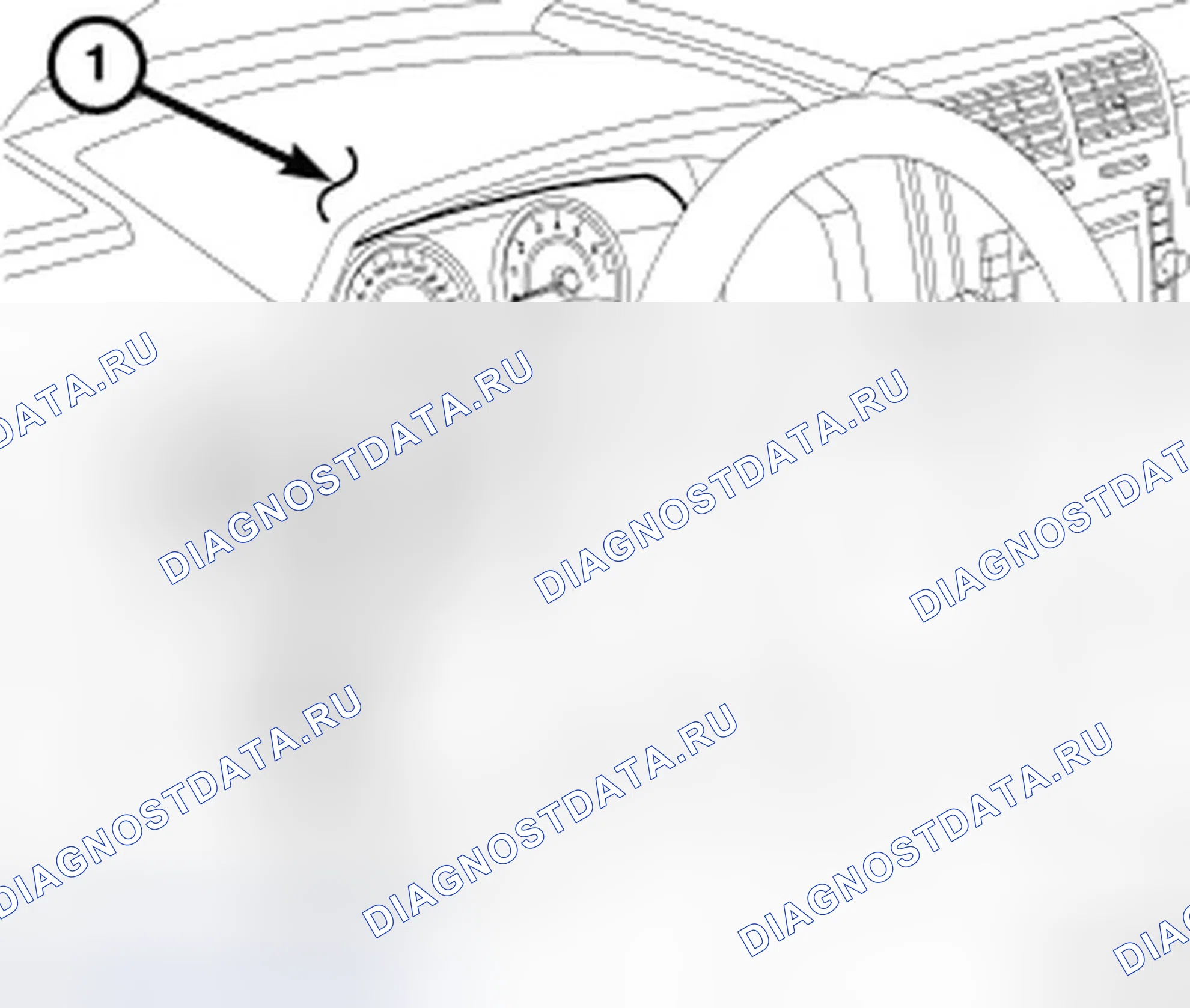 Рис. 576: ПРИБОРНАЯ ПАНЕЛЬ. Jeep Compass I