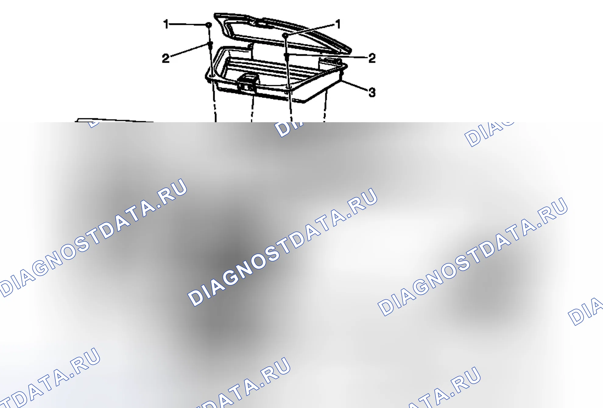 Рис. 60: Замена центрального отсека приборной панели. Chevrolet Malibu VII