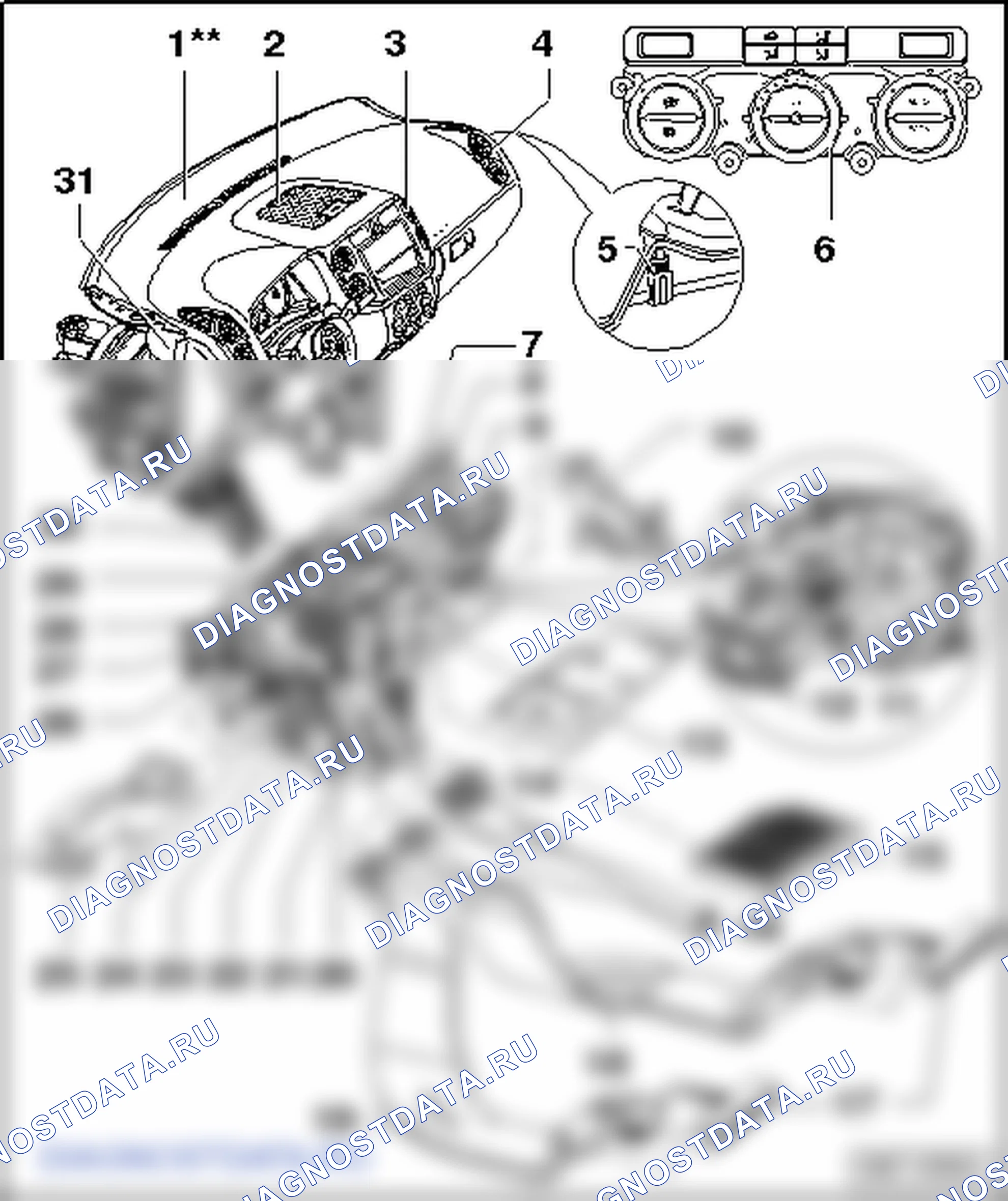 Система кондиционирования Climatronic с автоматическим регулированием. Volkswagen Golf Plus I
