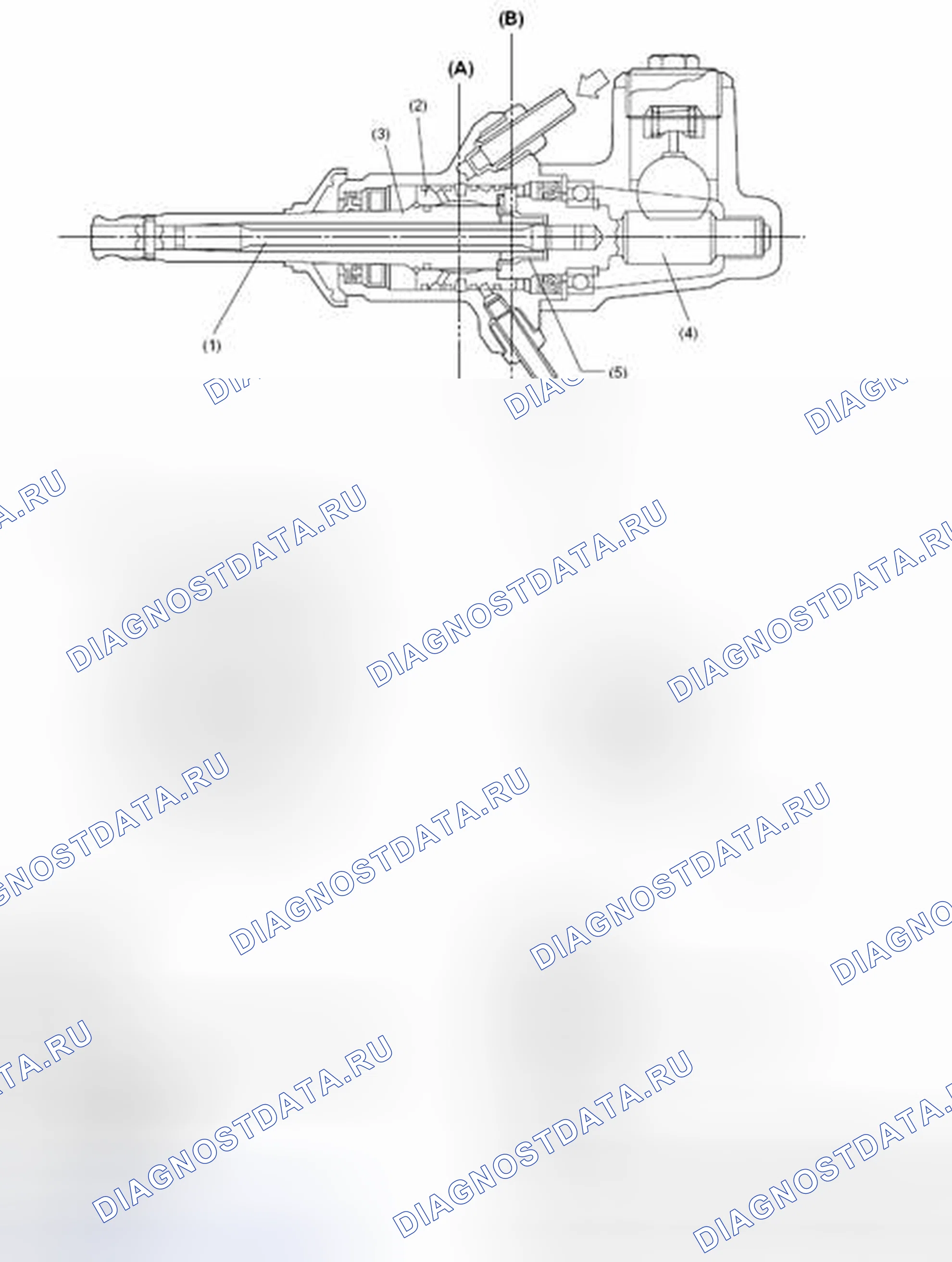 Рис. 123: ПОВОРОТНЫЙ РЕГУЛИРУЮЩИЙ КЛАПАН. Subaru Legacy BM/BR