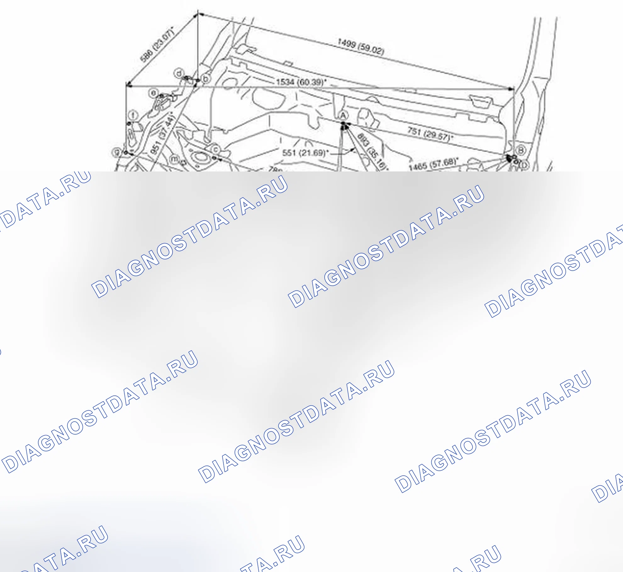 Рис. 243: Измерение. Infiniti EX35 I