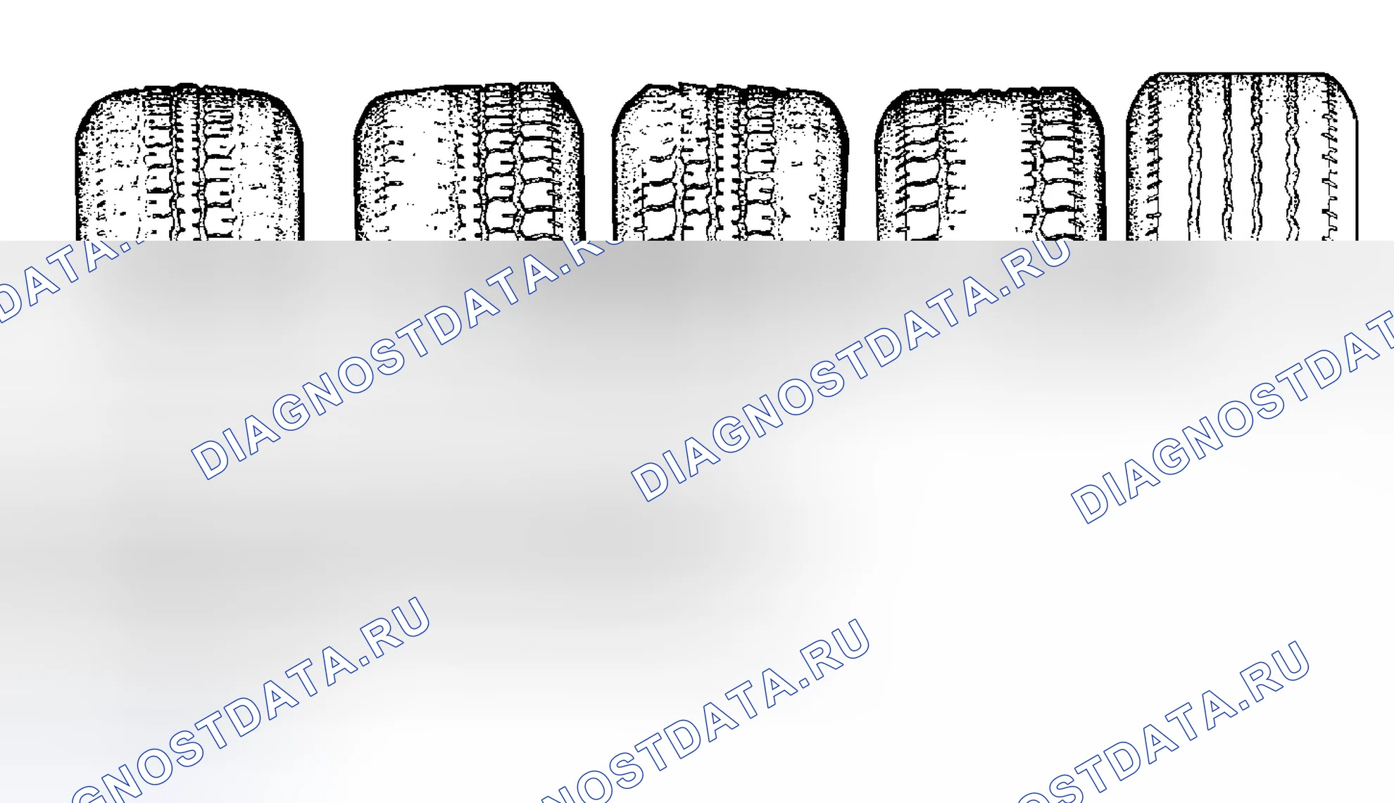 Рис. 55: Износ шин. Chevrolet Silverado 1500 HD 
