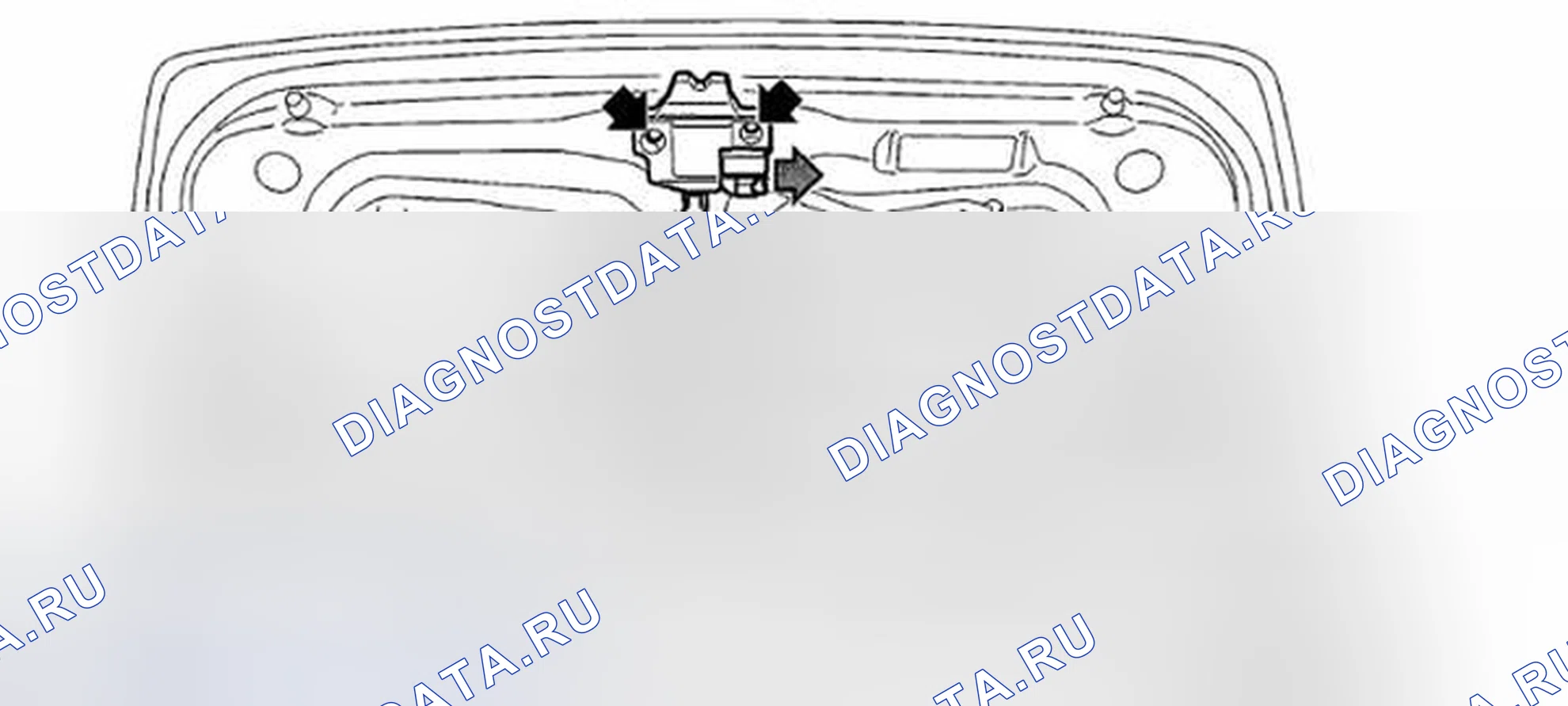 Рис. 130: ДЕМОНТАЖ. Subaru Legacy BM/BR рестайлинг
