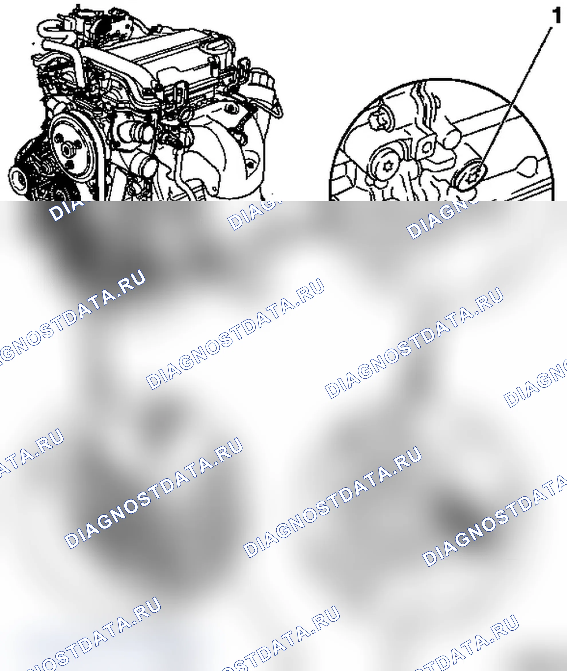 Замена уплотнения штока клапана (Z 10 XE, Z 10 XEP, без кондиционера, ЛР). Opel Corsa C