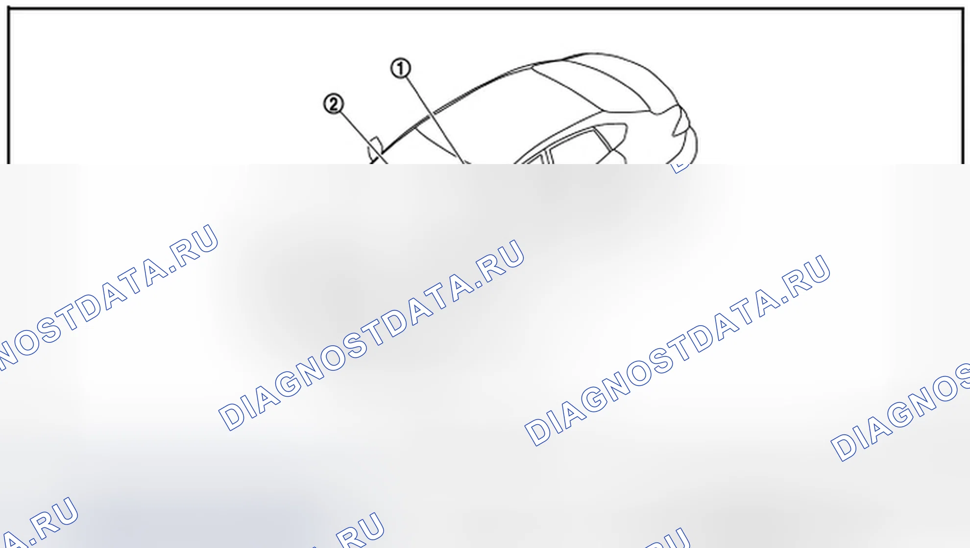 Рис. 38: Расположение компонентов. Infiniti M37 IV