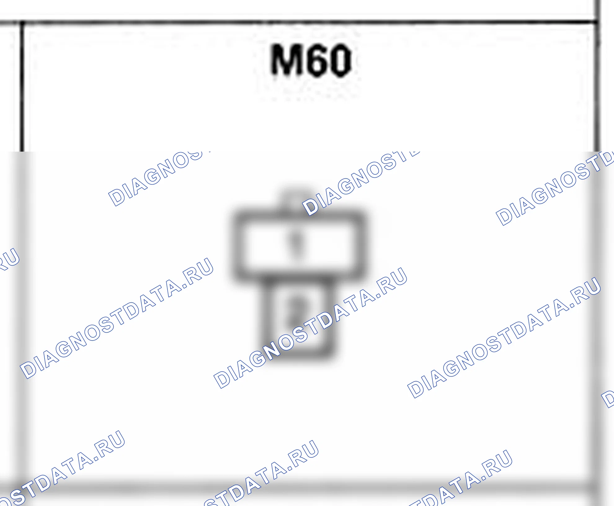Распиновка разъёма M60 — основного жгута. Hyundai Atos MX