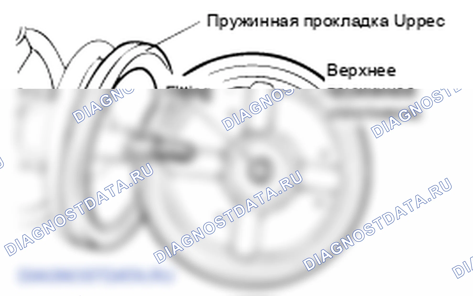 Сборка задней стойки в сборе. Hyundai Accent LC