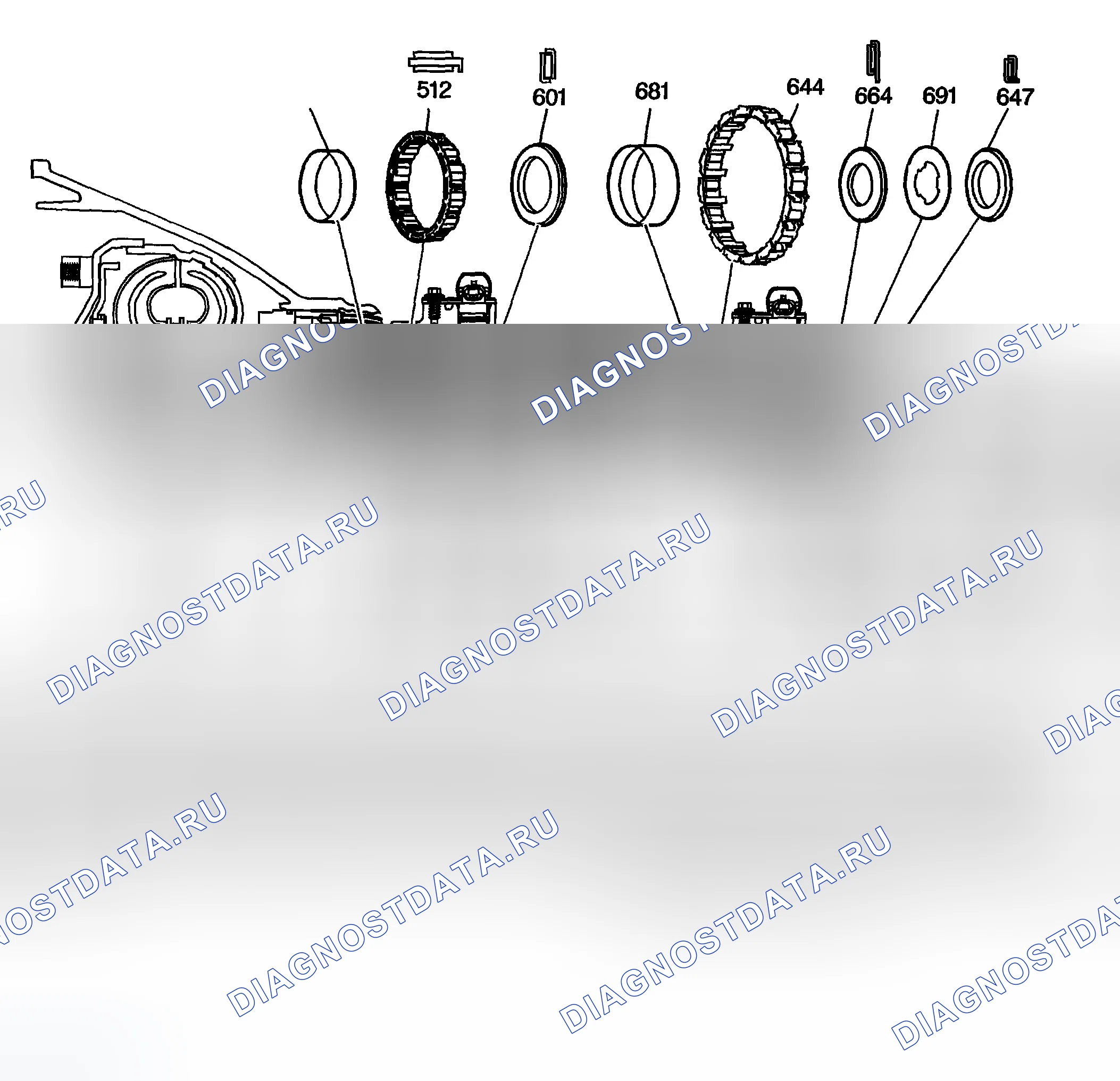 Рис. 816: Расположение компонентов. Chevrolet Suburban K2500 GMT800