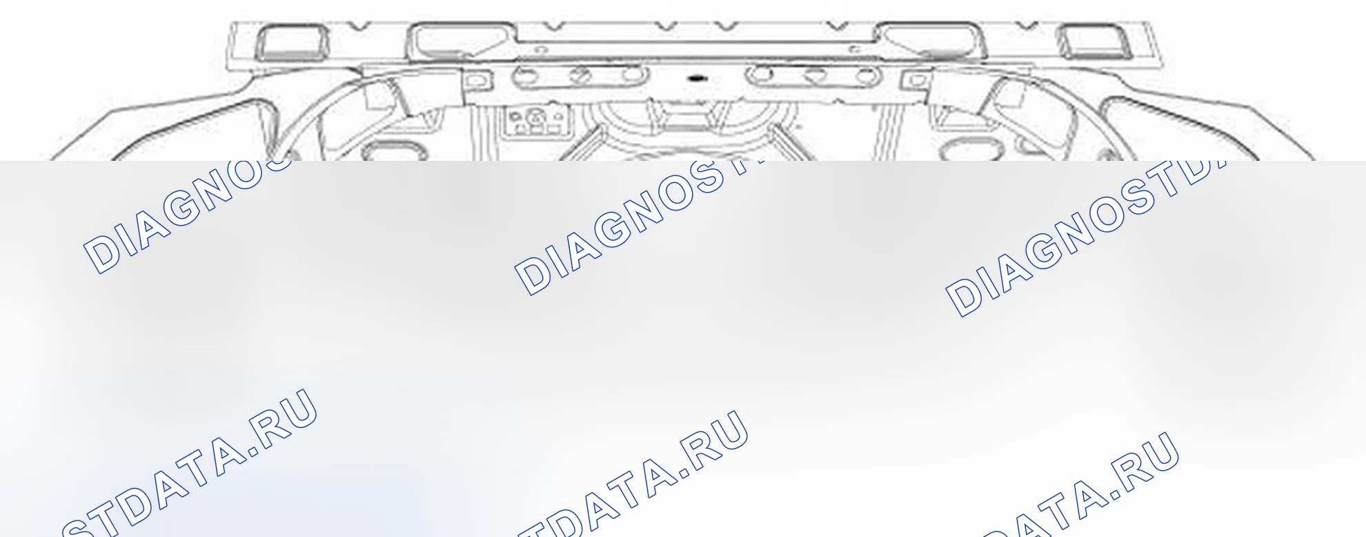 Рис. 35: Упаковочный лоток. Ford Taurus VI
