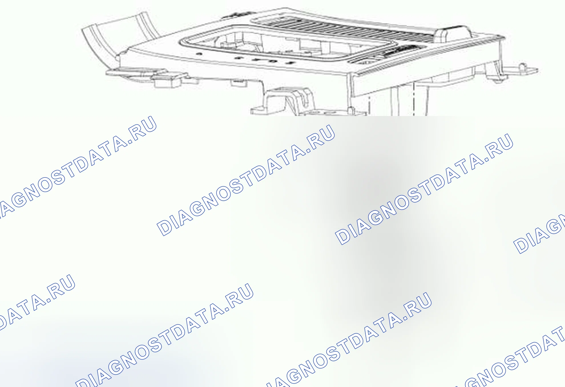 Рис. 9: Активный переключатель помощи при парковке. Hyundai ix55 I