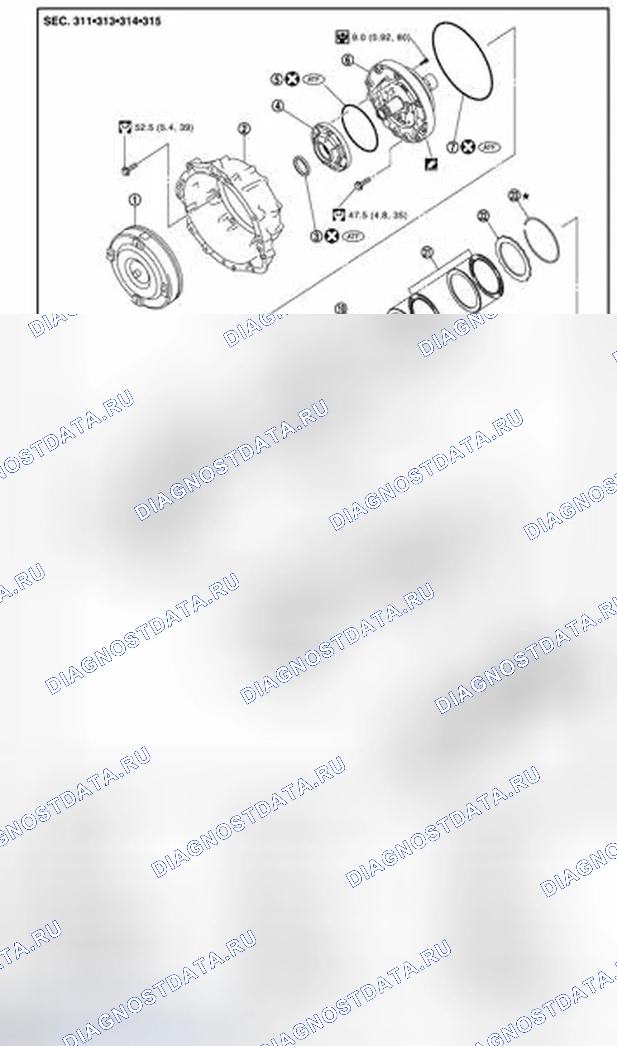 Рис. 78: МОДЕЛИ AWD. Infiniti FX35 II рестайлинг