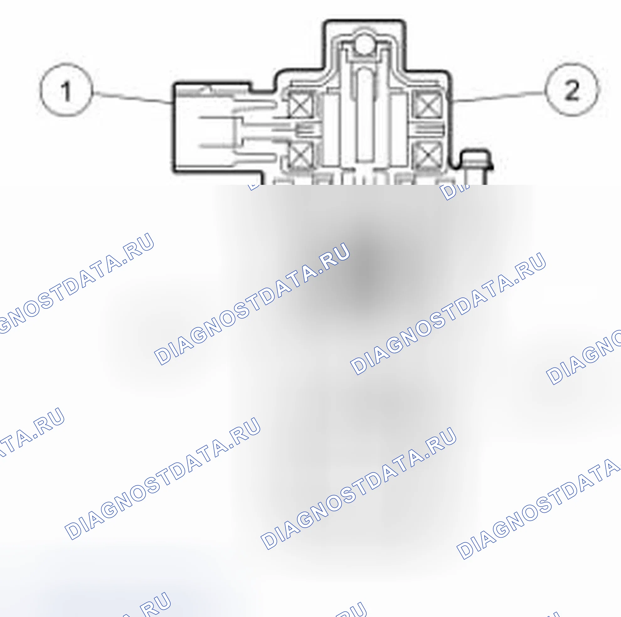 Рис. 19: Электрический клапан рециркуляции отработавших газов (EEGR). Ford C-MAX II