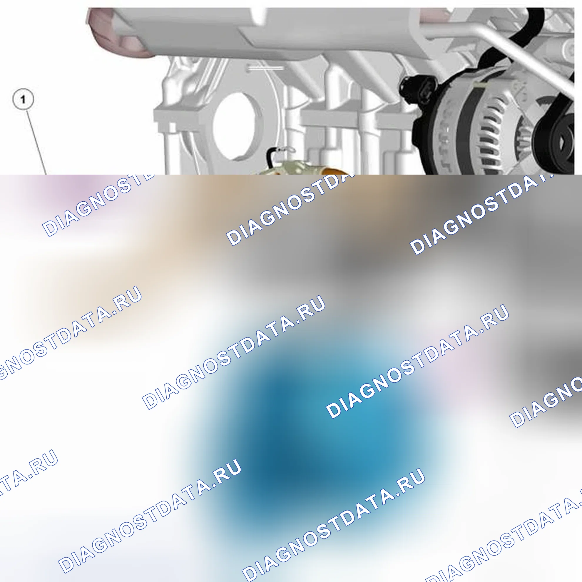 Рис. 408: Стартер. Jaguar XKR II