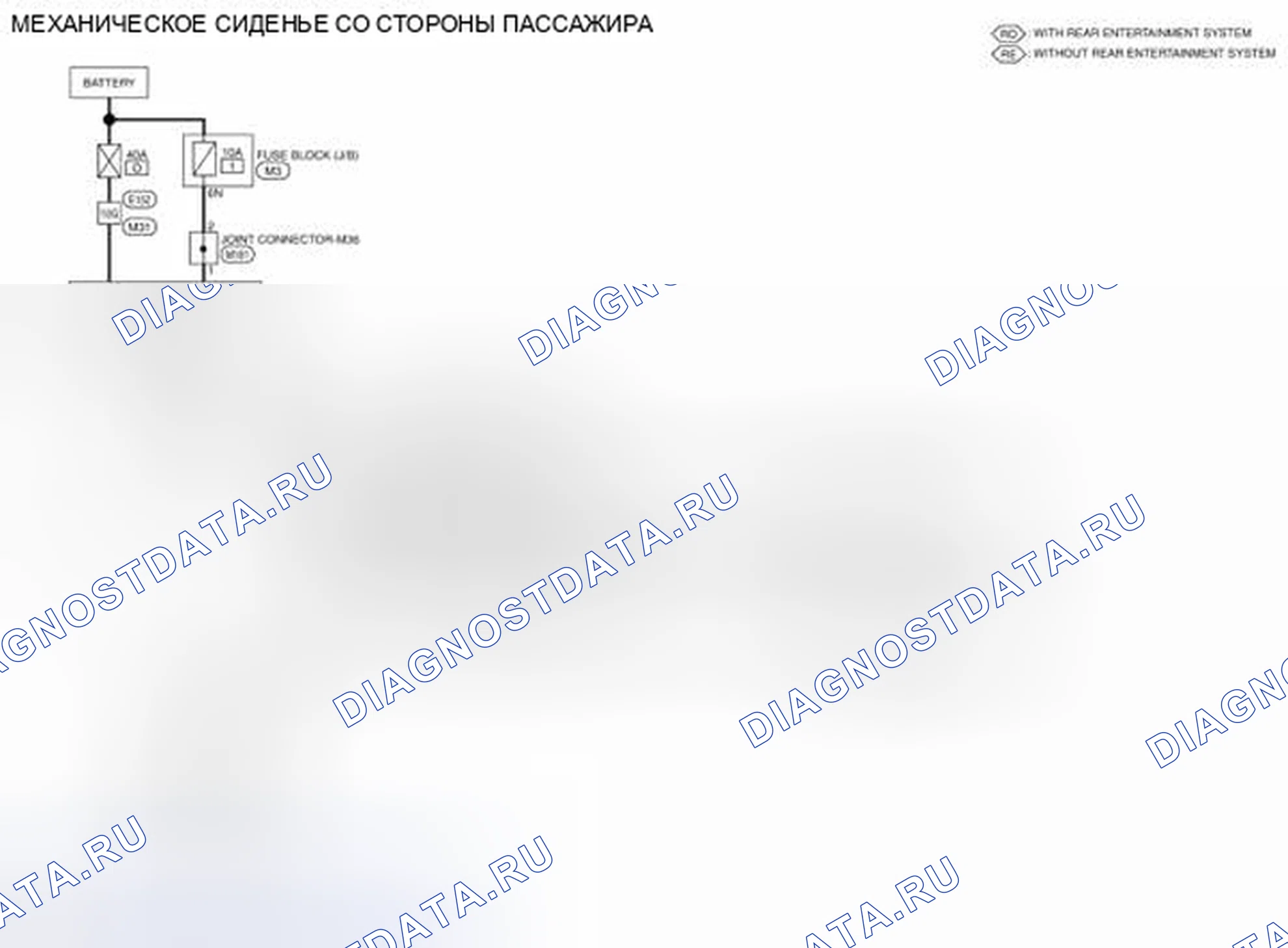 Рис. 99: электросхема. Nissan Pathfinder IV рестайлинг
