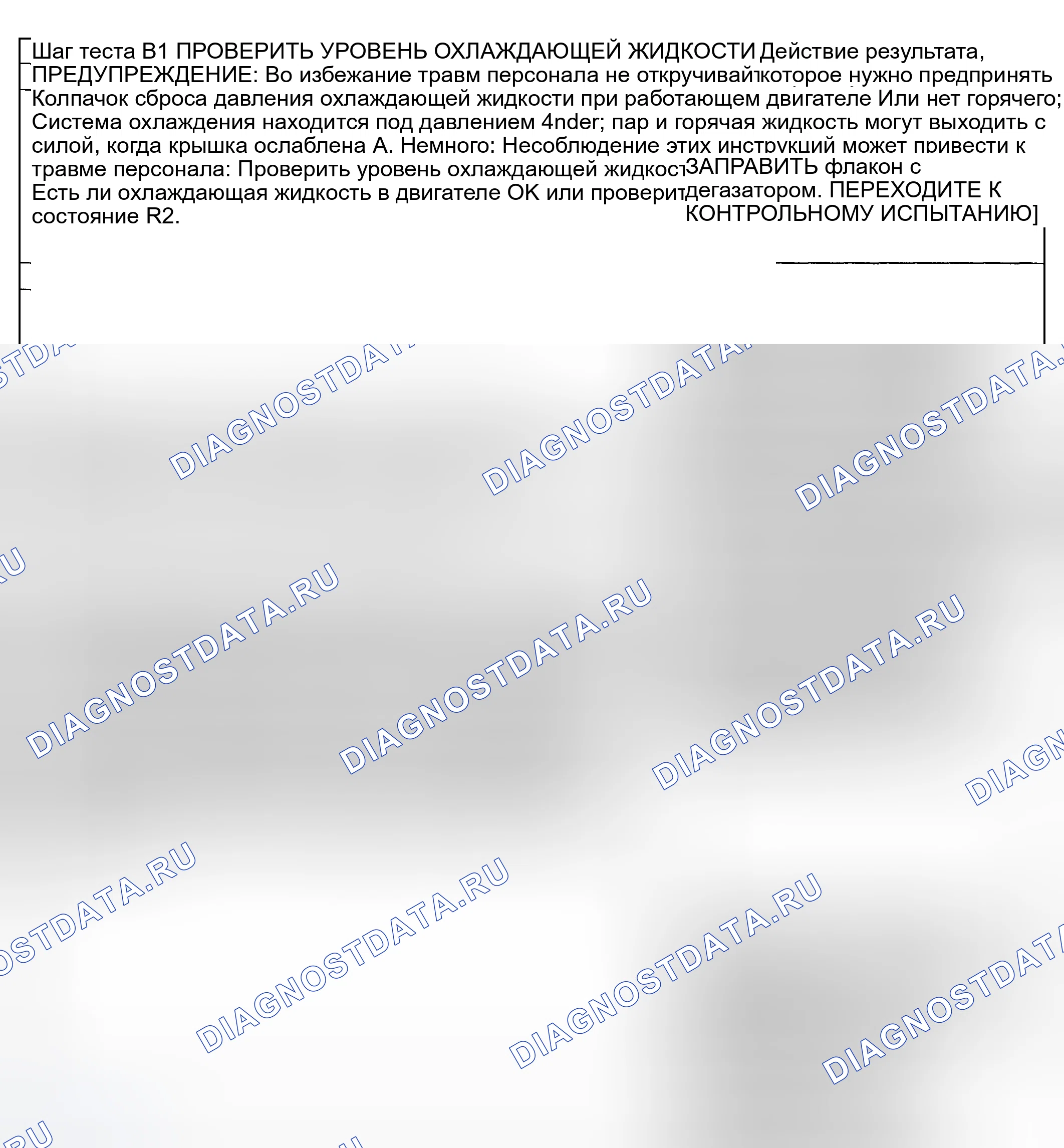 Рис. 9: диагностический тест В: перегрев двигателя. Mercury Mountaineer II