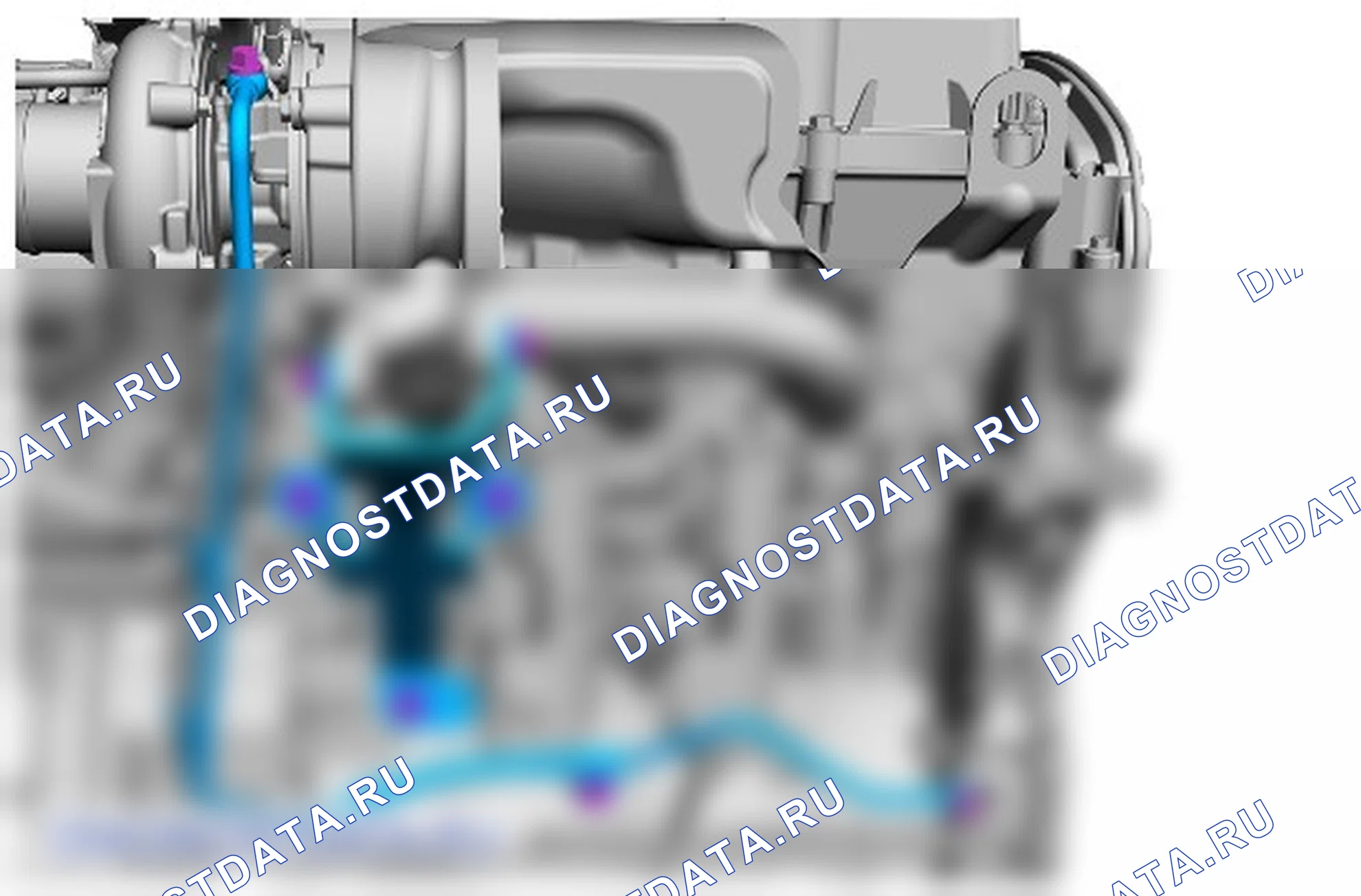 Как снять присоединяемые детали двигателя. Ford Transit VIII