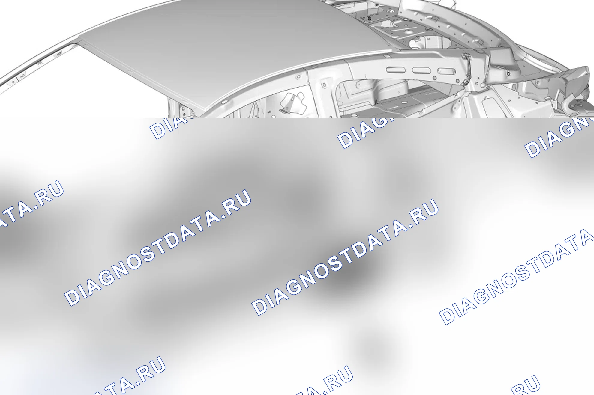 Усилитель средней стойки — 3-дверное купе. Renault Laguna III