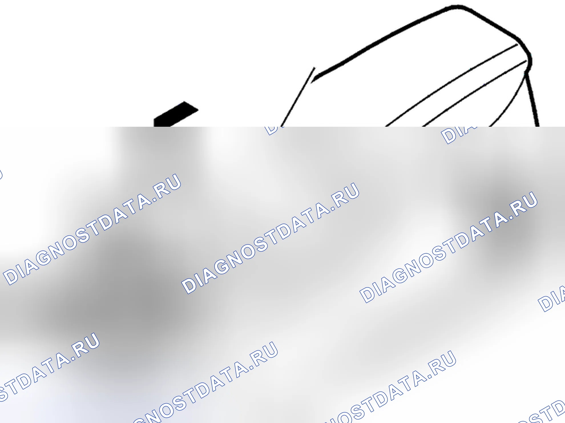 Рис. 95: Установить крышку люка и штуцер. Volvo V70 II