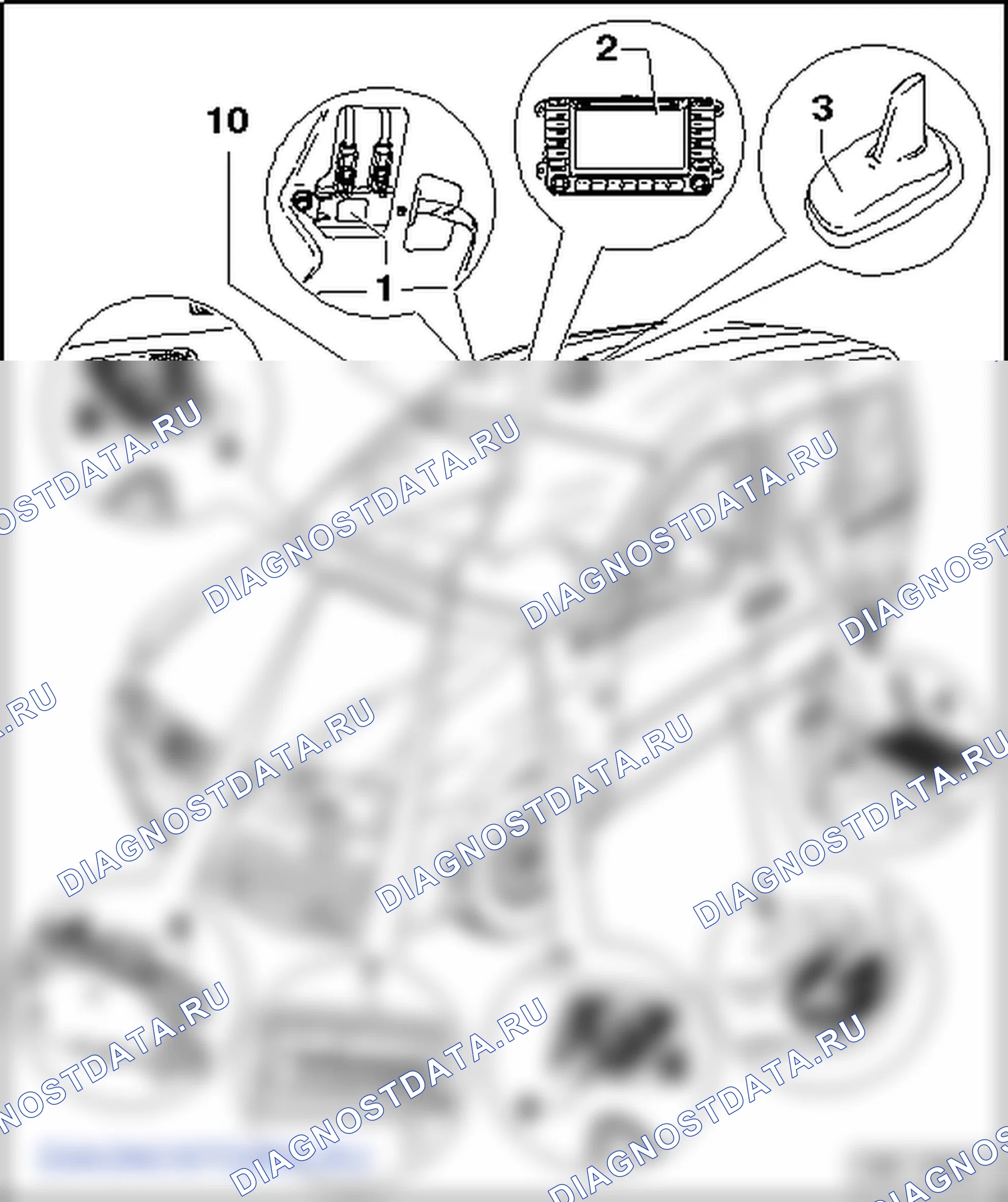 «„Радионавигационная система 2“» с многофункциональным дисплеем (MFD). Volkswagen Caddy Iii
