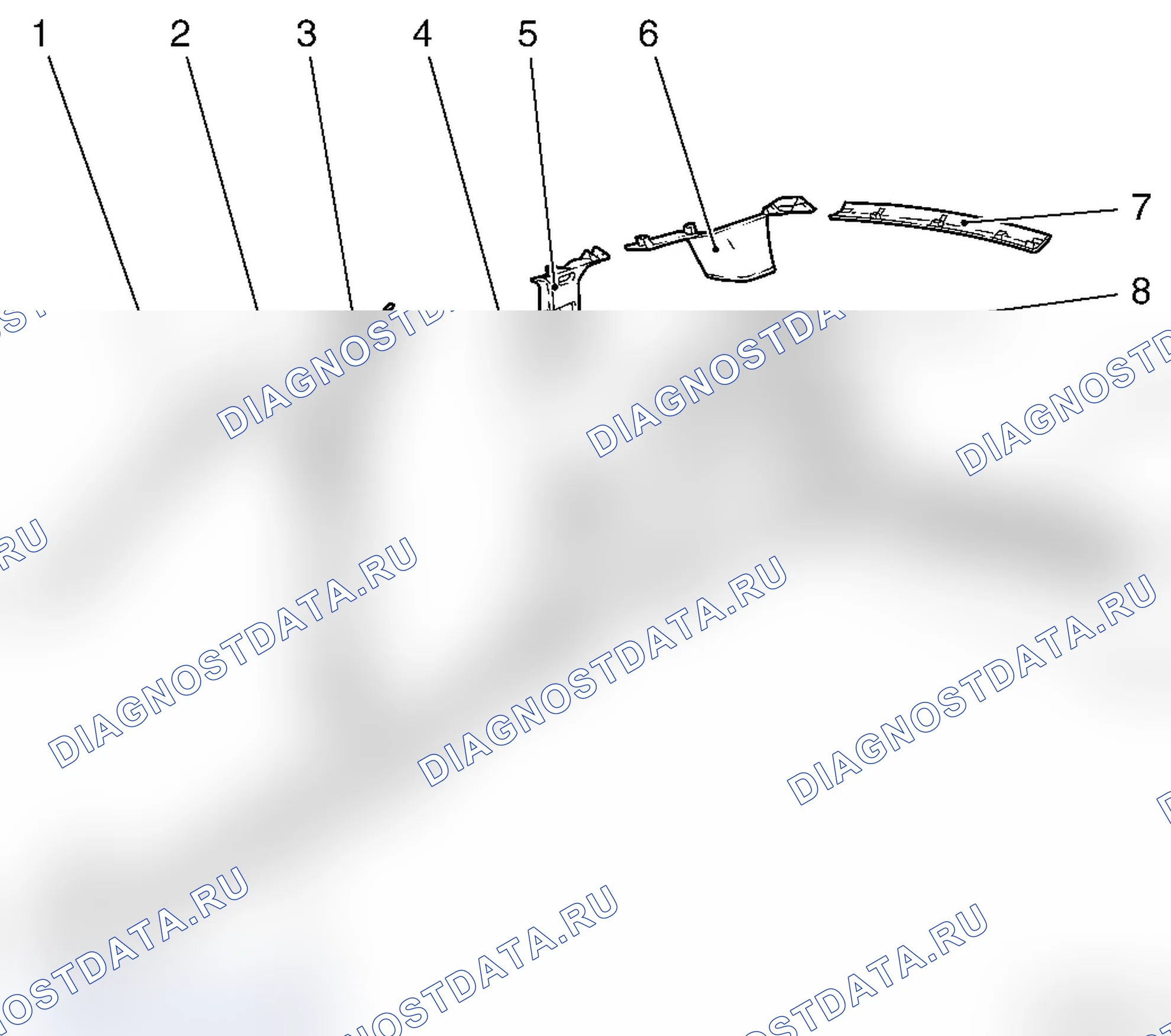 Расположение внутренней обшивки - L35. Opel Astra H