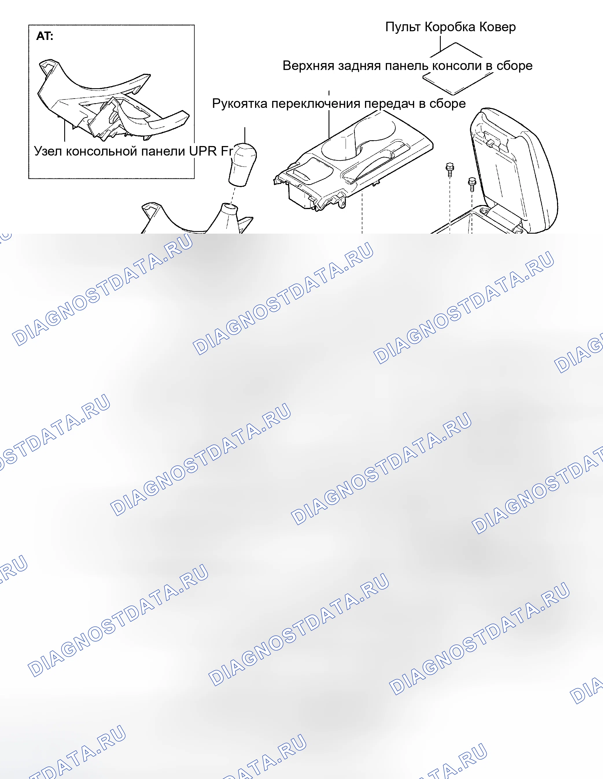 Рис. 14: КОМПОНЕНТЫ. Kia Sorento I