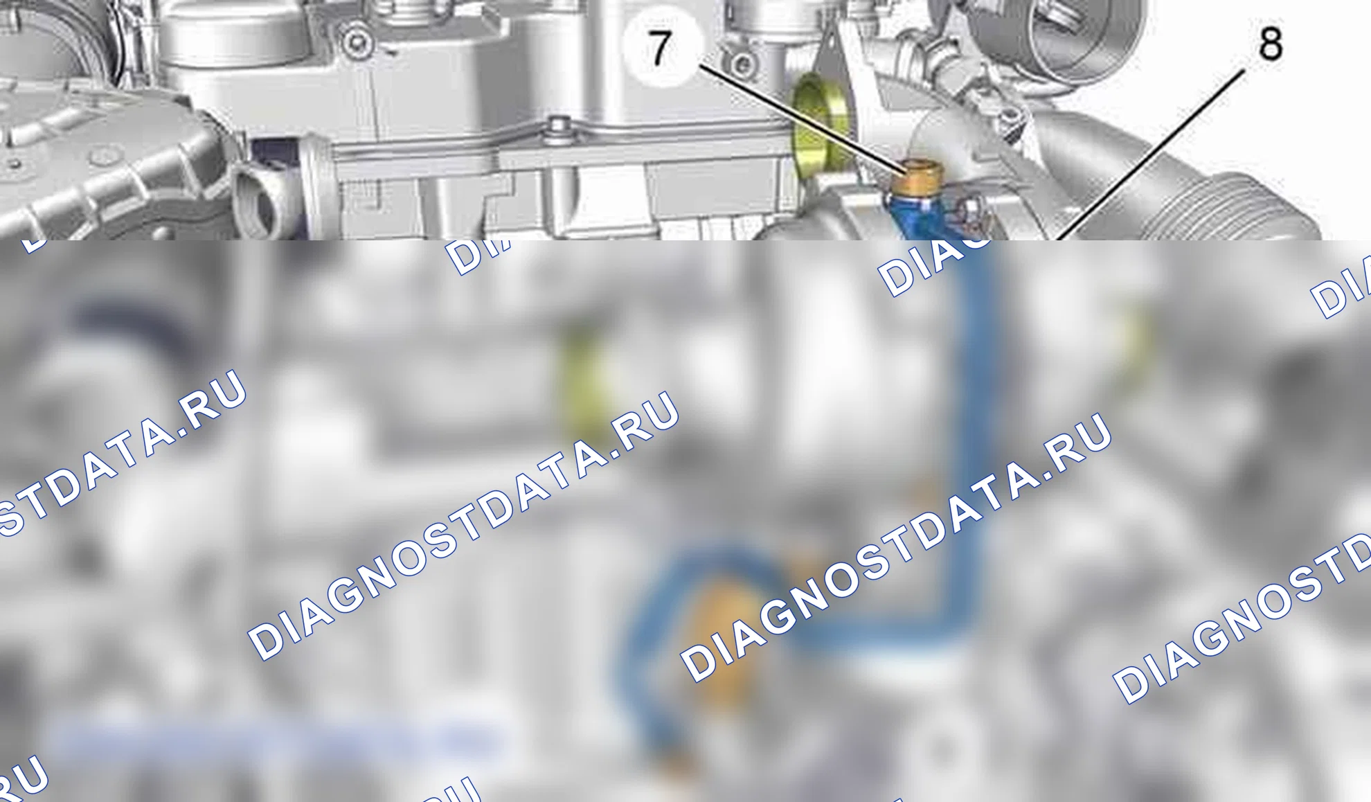 Снятие - Установка: турбокомпрессор — b1hg0xld. Peugeot 4008 I