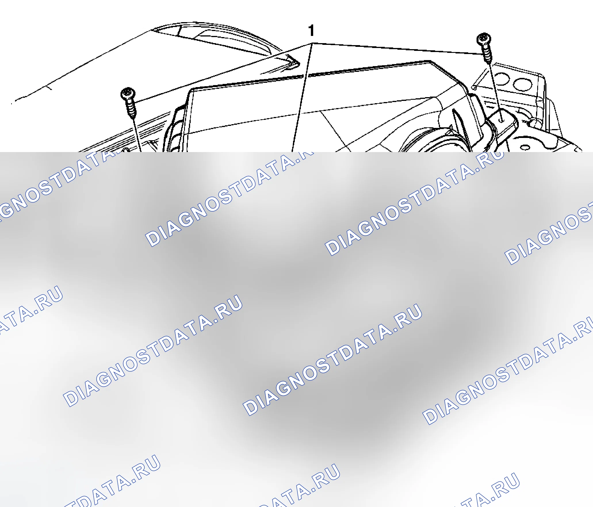 Рис. 74: Замена элемента воздухоочистителя (Llt). Cadillac CTS II