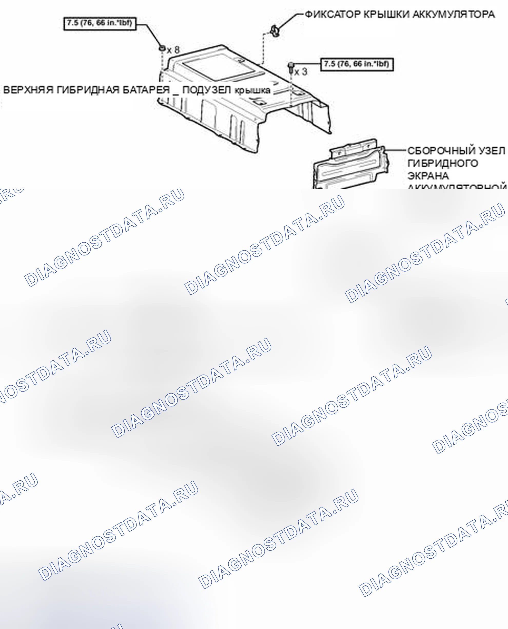 Рис. 59: ИЛЛЮСТРАЦИЯ. Toyota Prius V I