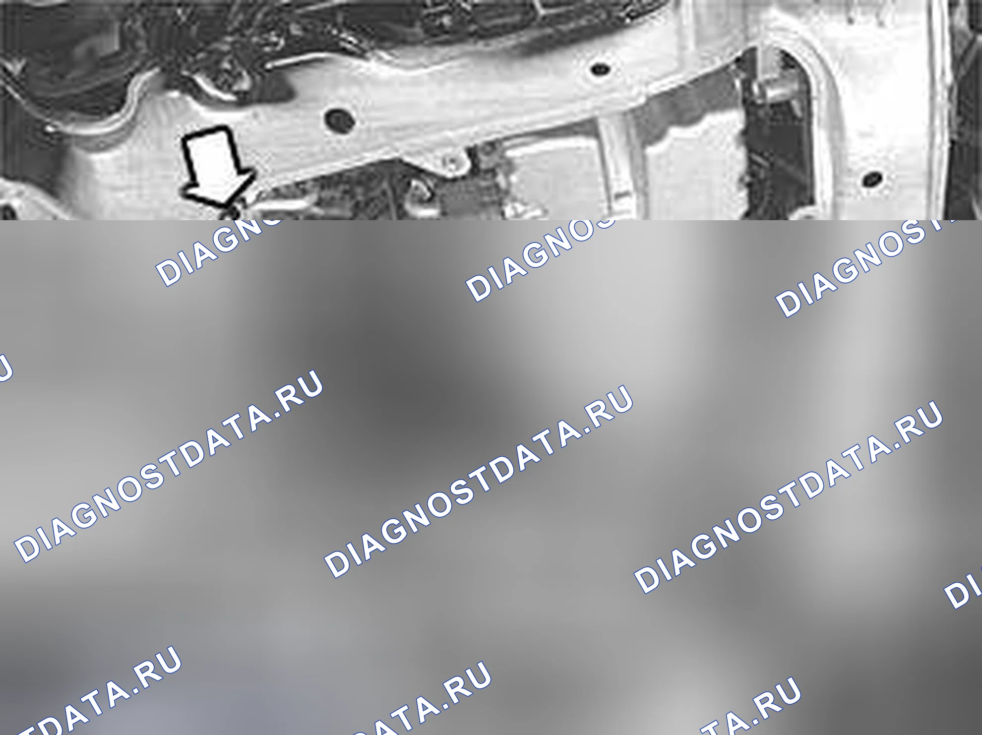 Рис. 2439: Установка компонентов на двигатель и подрамник. Volvo C70 I
