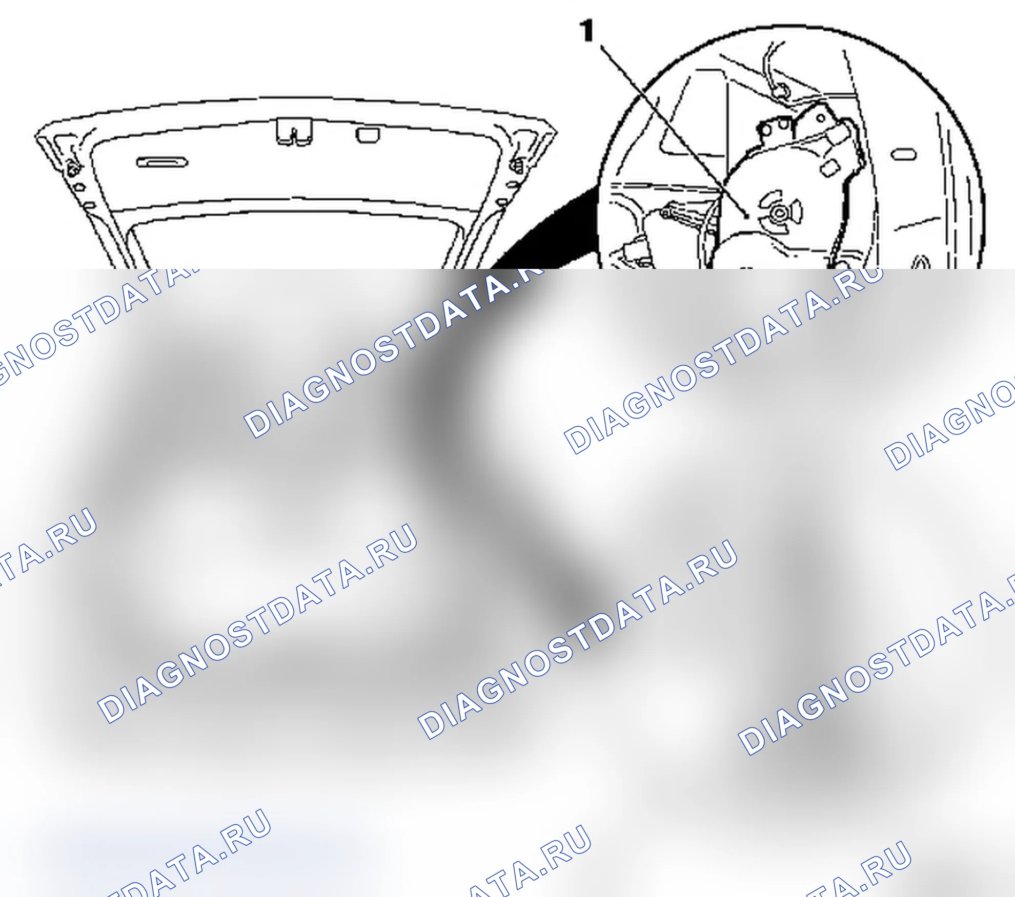 Задняя дверь кузова с электроприводом - Vectra-C Caravan. Opel Vectra C