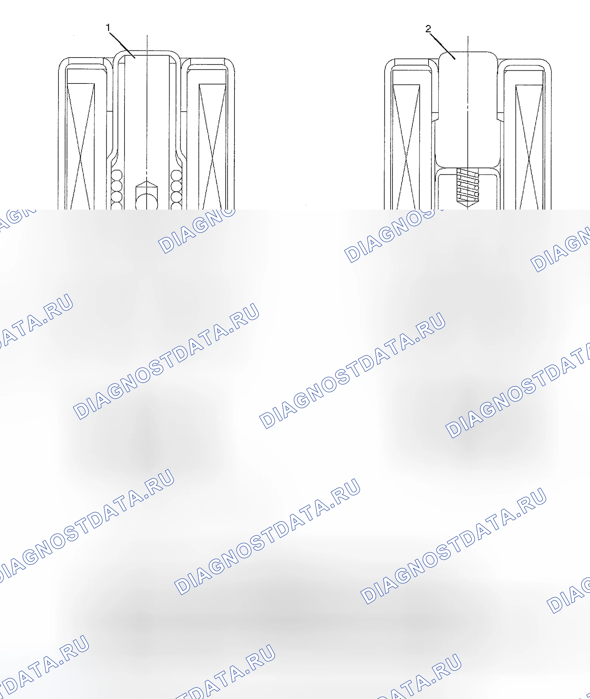 Рис. 2: Электромагнитный клапан. Isuzu Axiom I