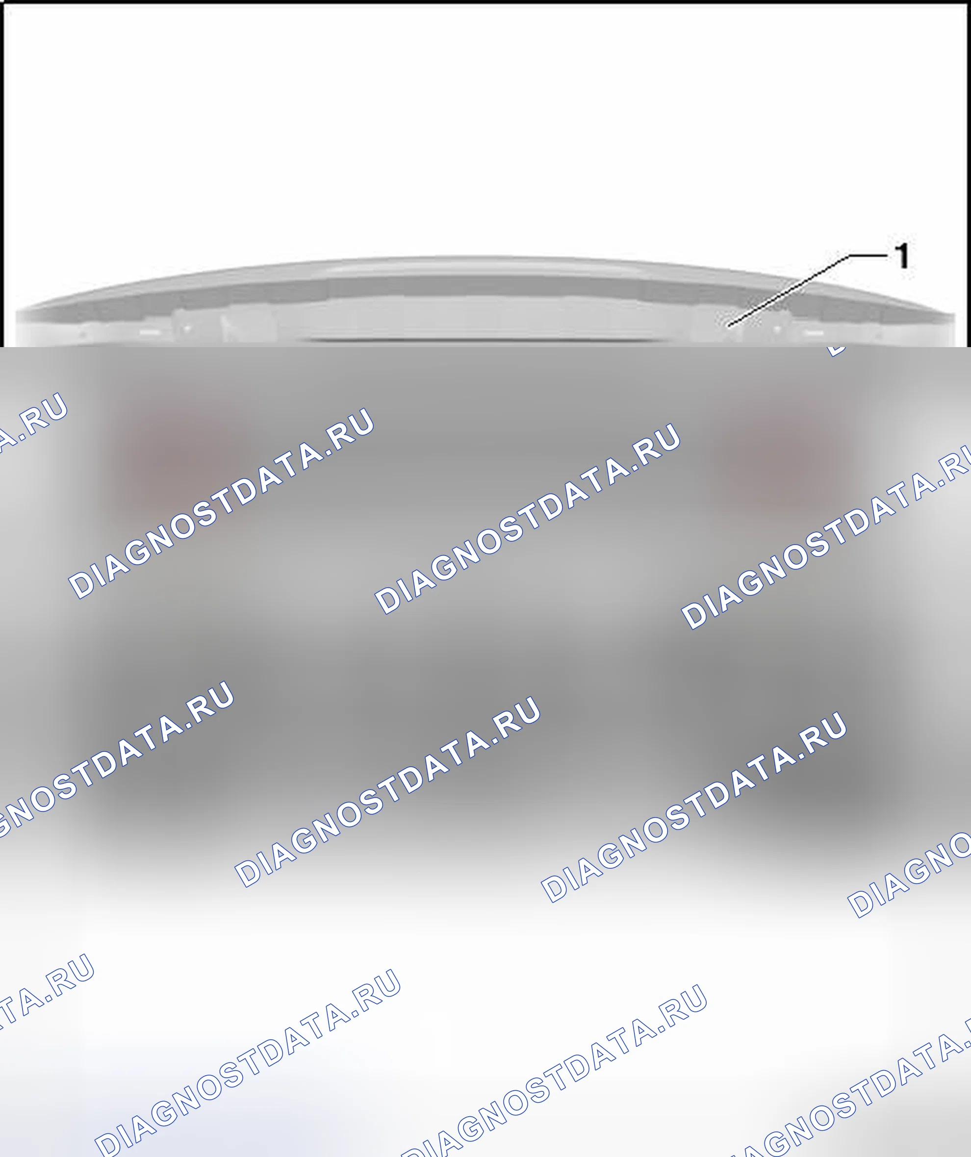 Рис. 45: ШАРНИР ЗАДНЕЙ КРЫШКИ. Volkswagen Jetta VI