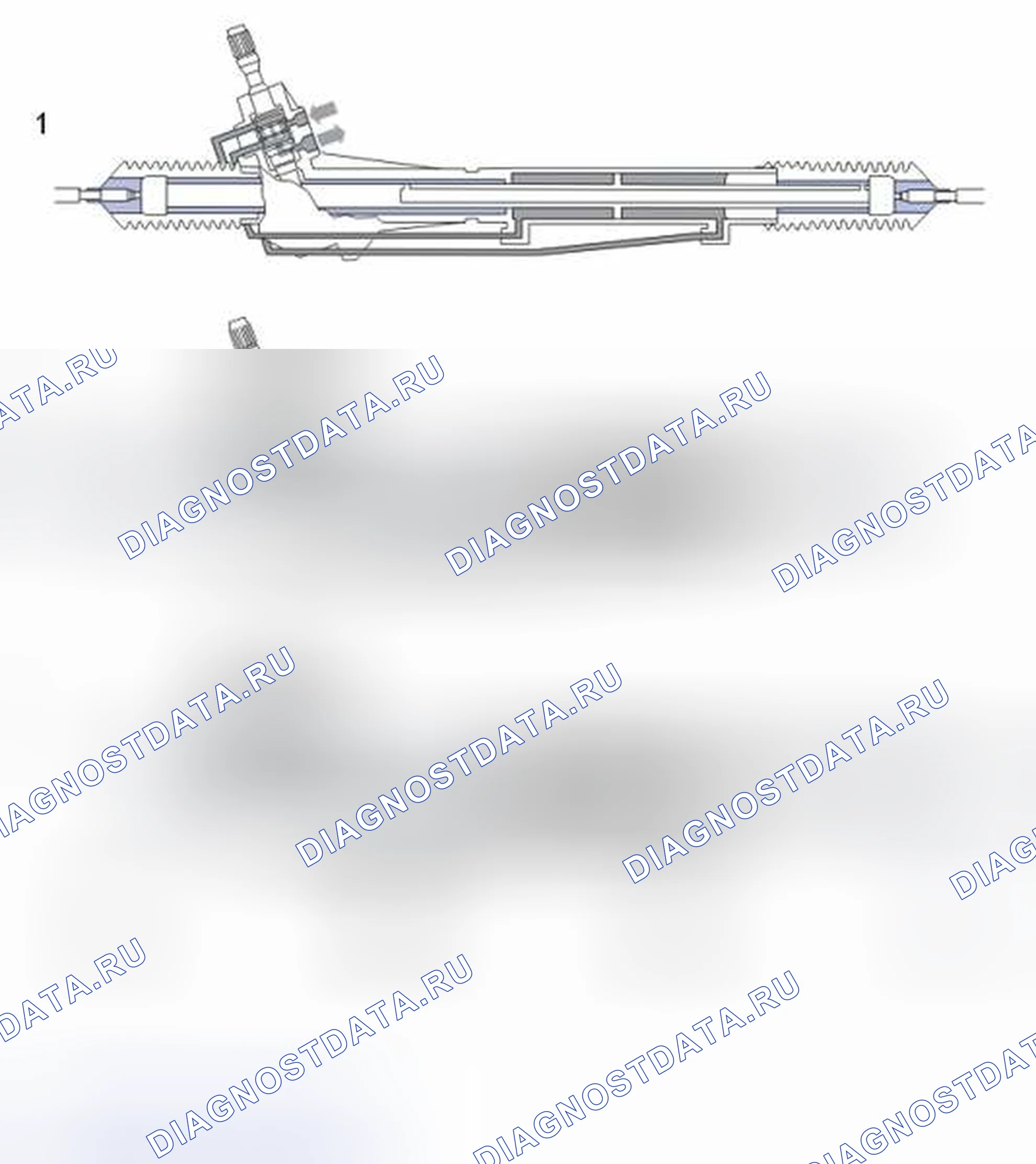 Рис. 6: РУЛЕВОЙ МЕХАНИЗМ, ФУНКЦИЯ. Volvo S80 II