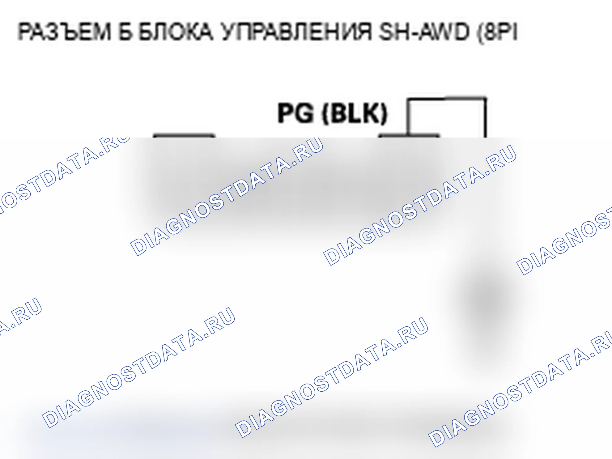 Рис. 48: расшифровка кода ошибки 52-3: Неисправность тока электромагнитной катушки левого сцепления. Acura MDX II
