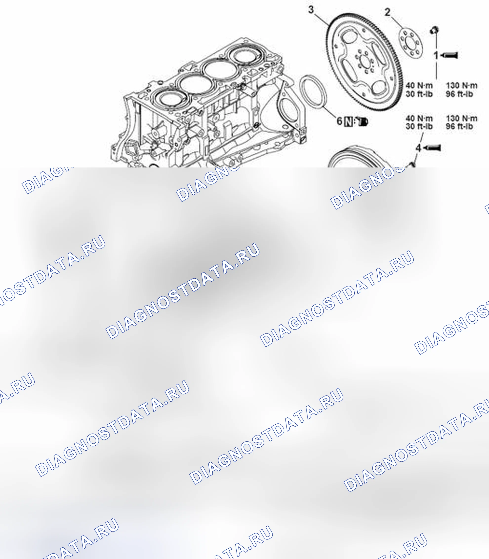 Рис. 499: ДЕМОНТАЖ И МОНТАЖ. Mazda MX-5 NB