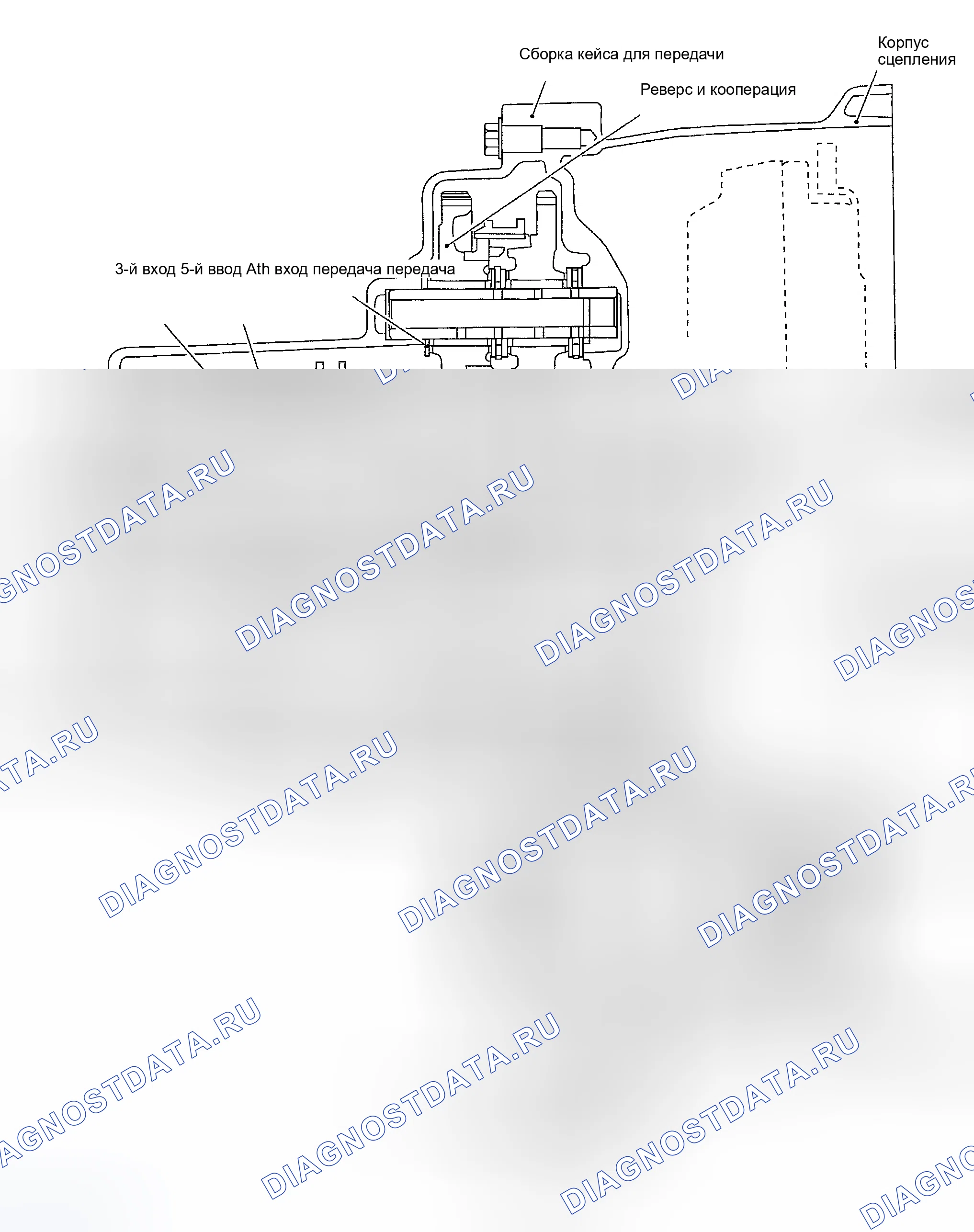 Рис. 245: Поперечное сечение. Nissan Sentra B15