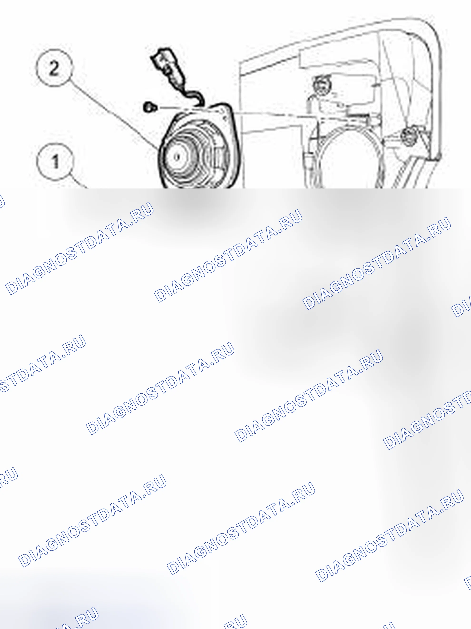 Рис. 116: динамик - стойка D. Hyundai Kona I рестайлинг