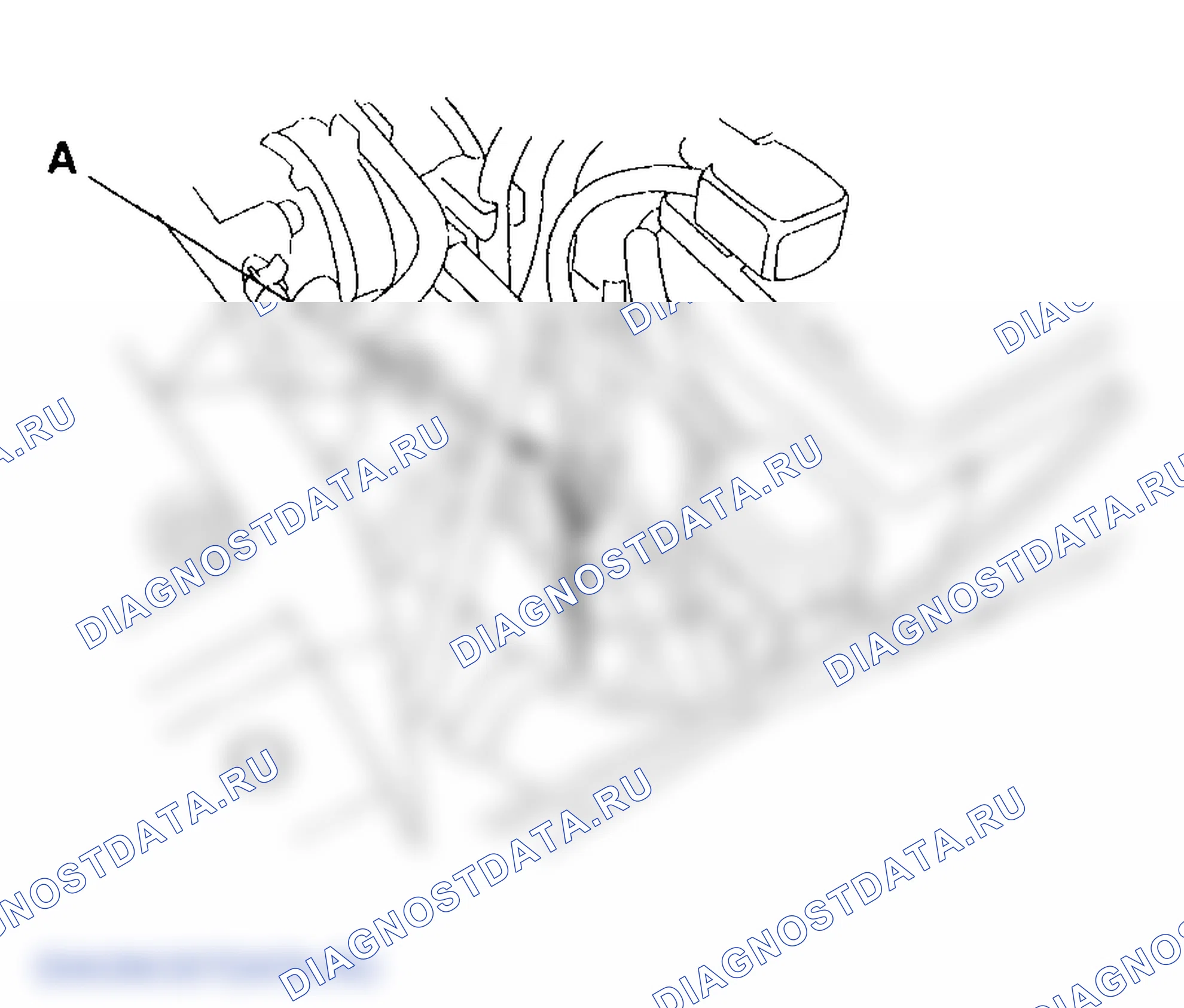 Рис. 493: Проверка уровня ATF. Honda Odyssey II