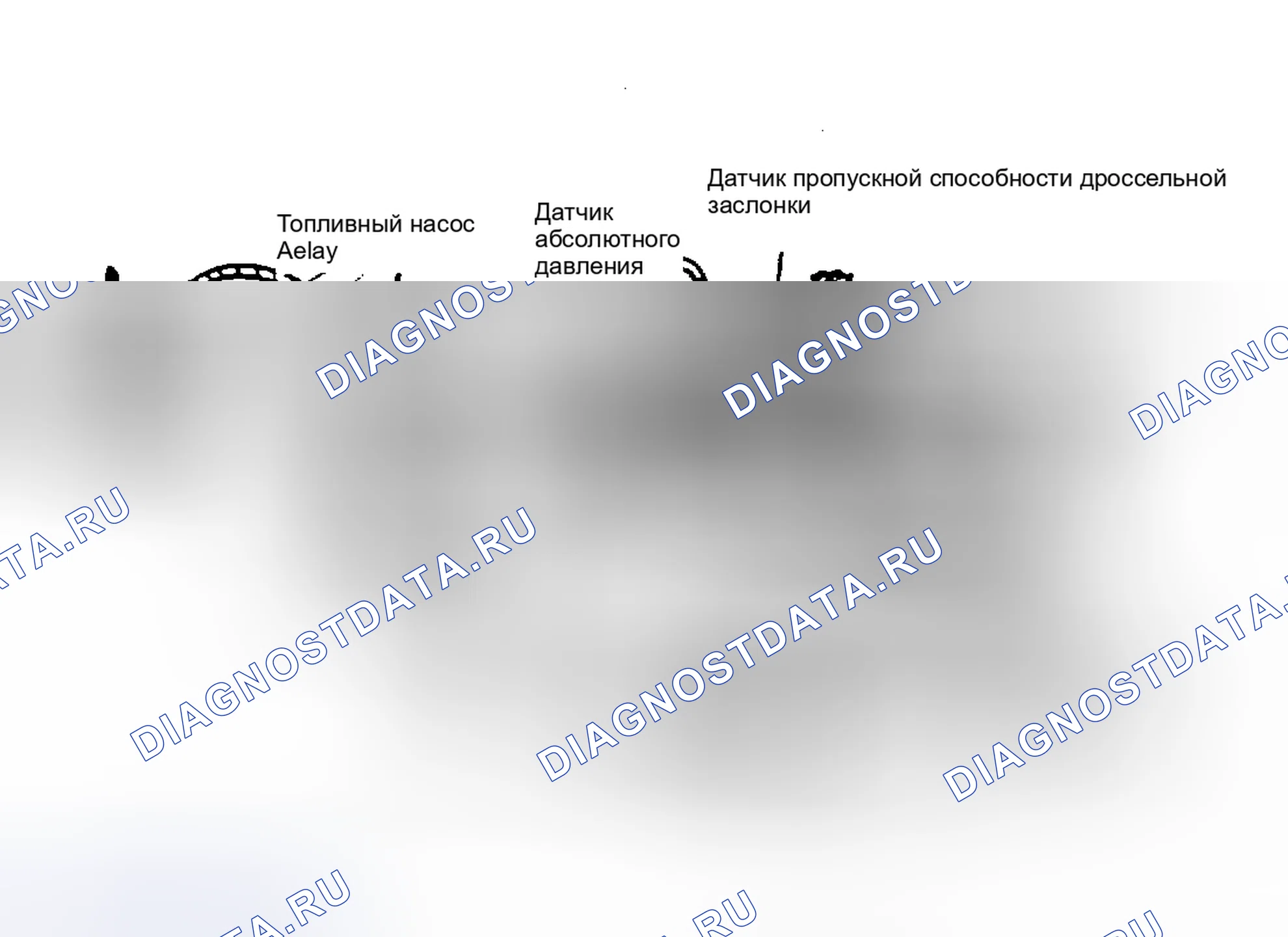 Рис. 6: Расположение компонентов (6 из 11). Chevrolet Suburban V1500 