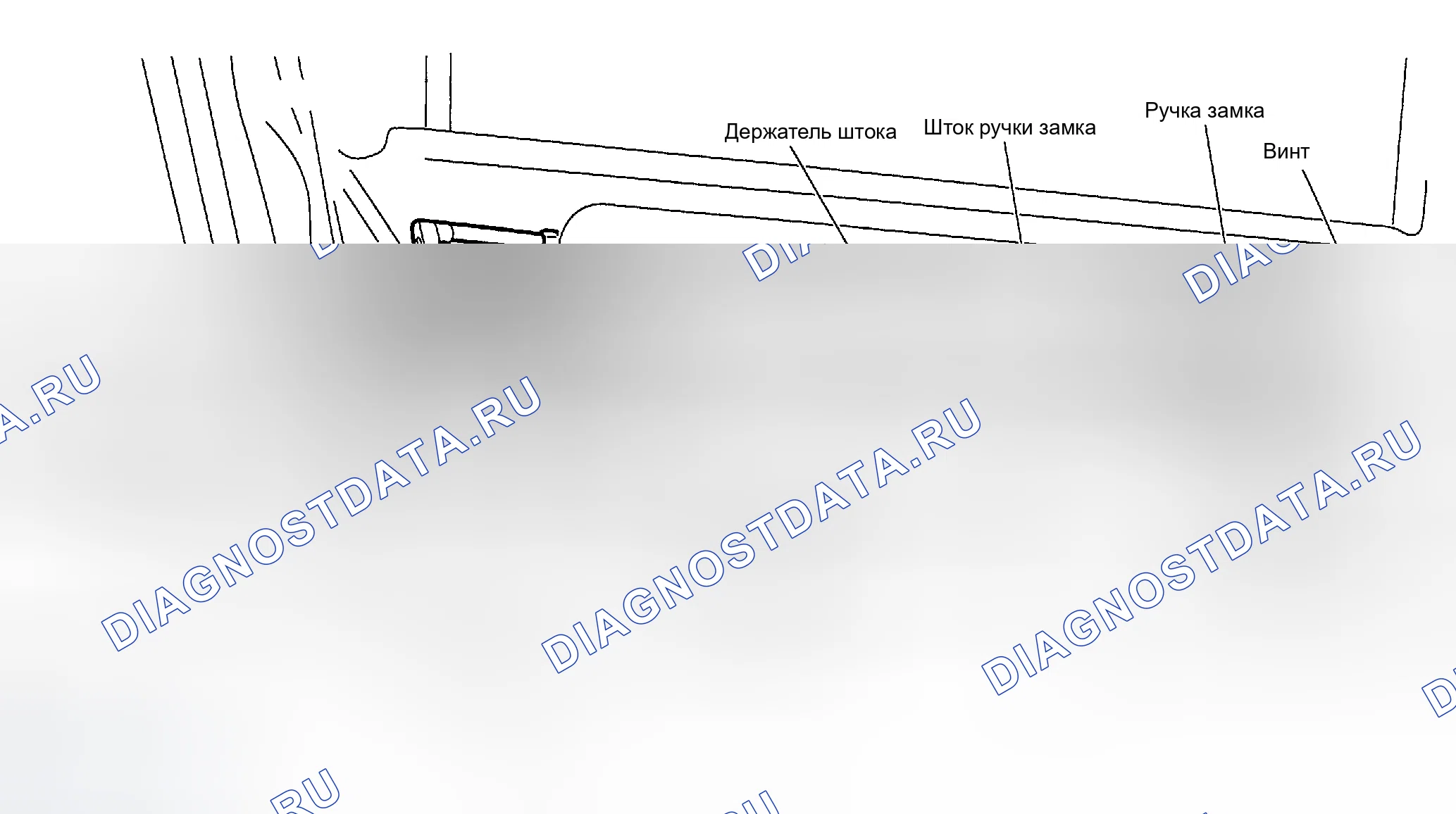 Рис. 20: ЗАМОК ЗАДНЕЙ ДВЕРИ. Nissan Maxima A33