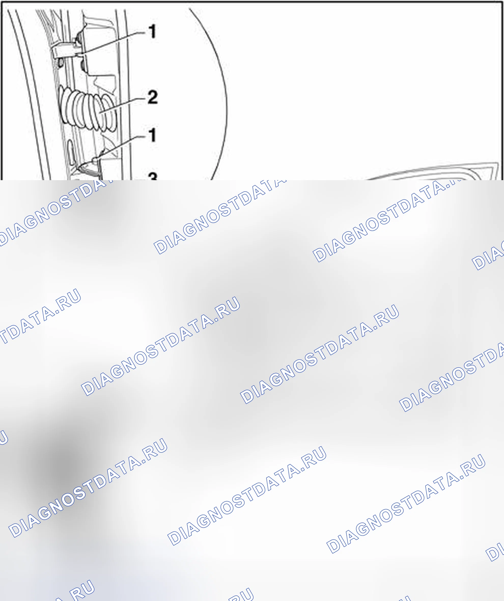 Рис. 6: Удаление. Volkswagen Phaeton I