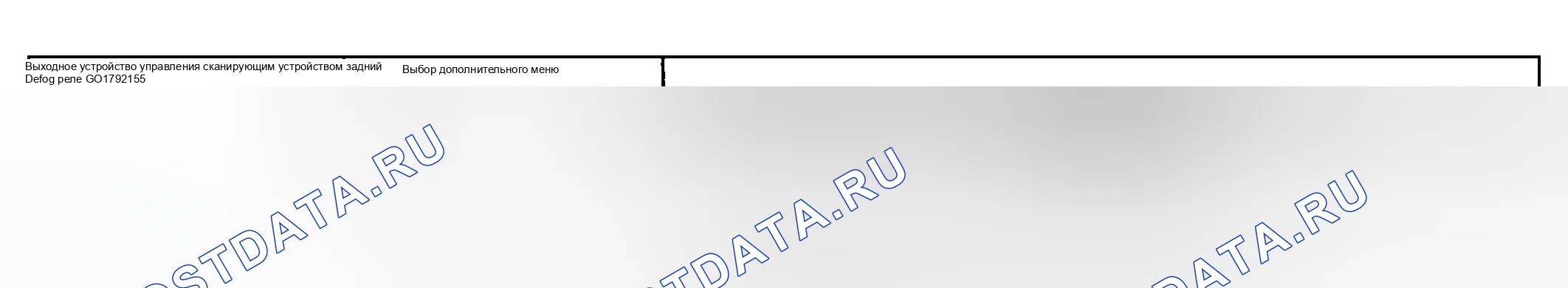 Рис. 2: Элементы управления выходом сканирующего устройства. Hyundai Veracruz I