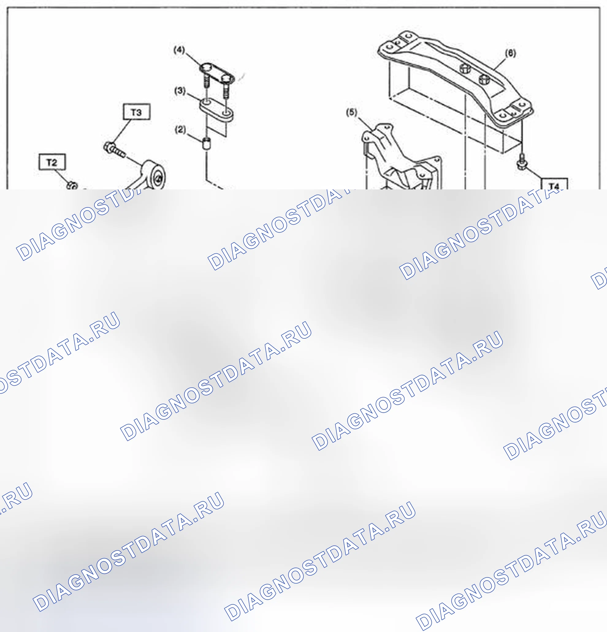 Рис. 504: МОНТАЖ КОРОБКИ ПЕРЕДАЧ. Subaru Impreza GH