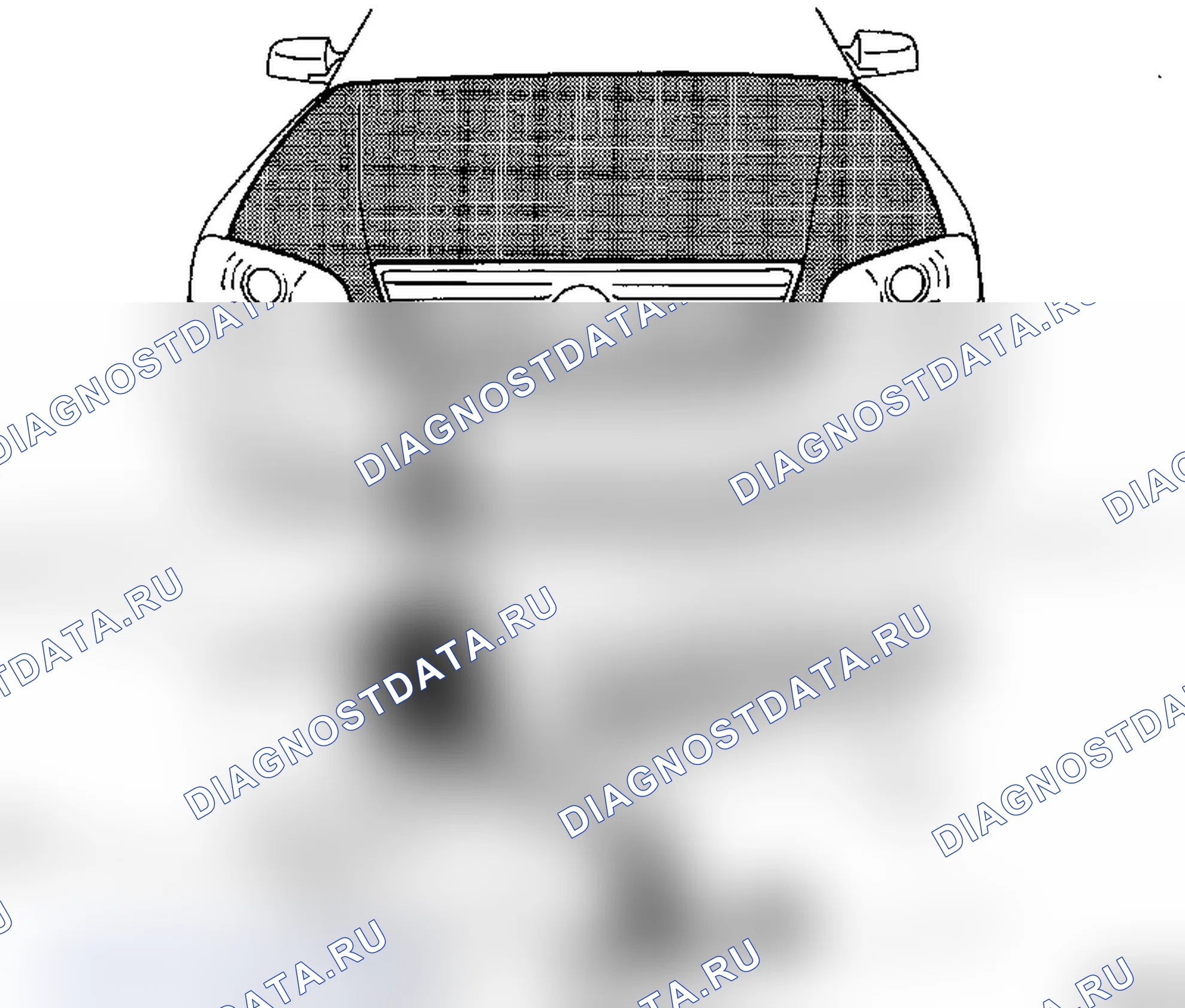 Капот двигателя. Opel Omega B