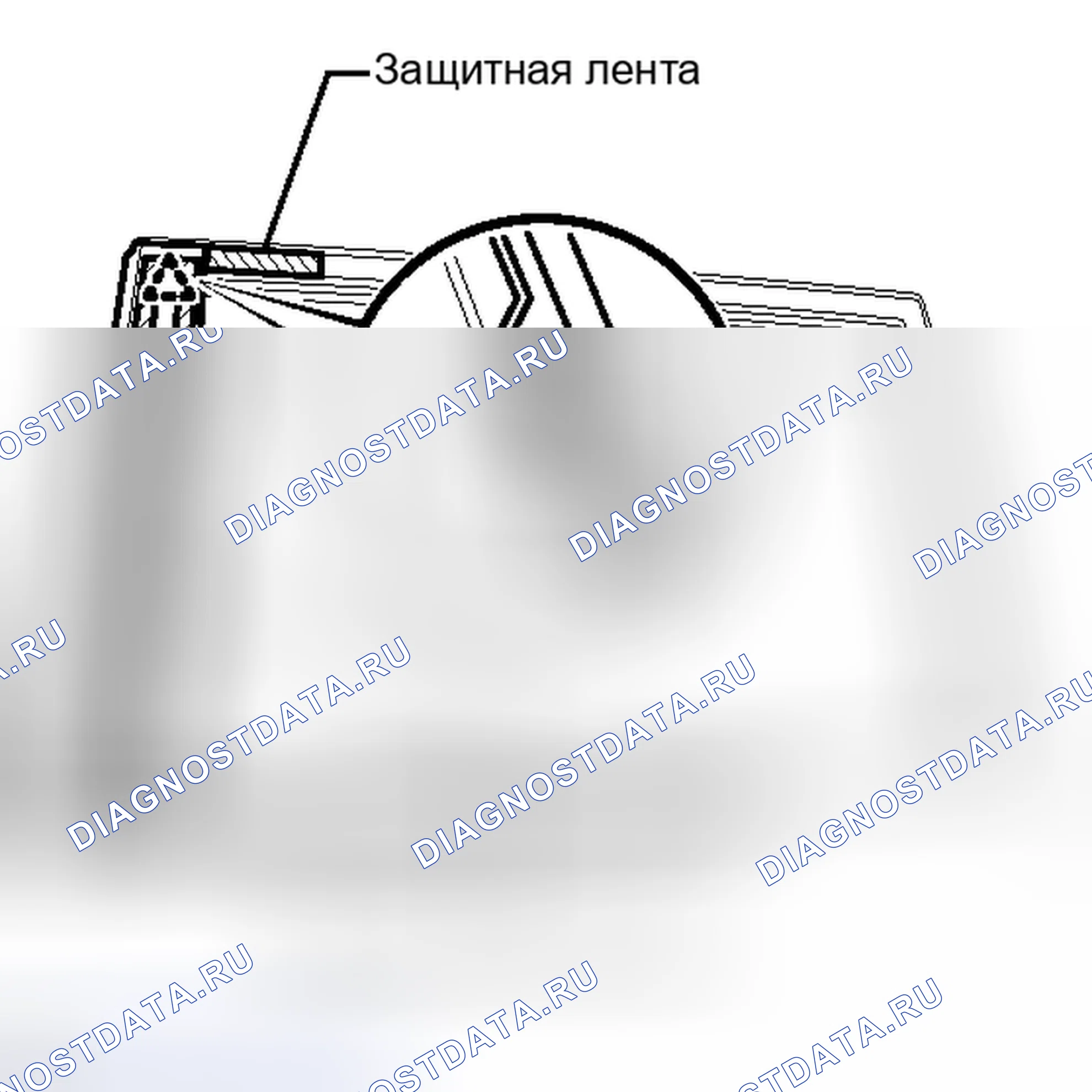 Рис. 102: ДЕМОНТАЖ. Toyota Land Cruiser 200 рестайлинг