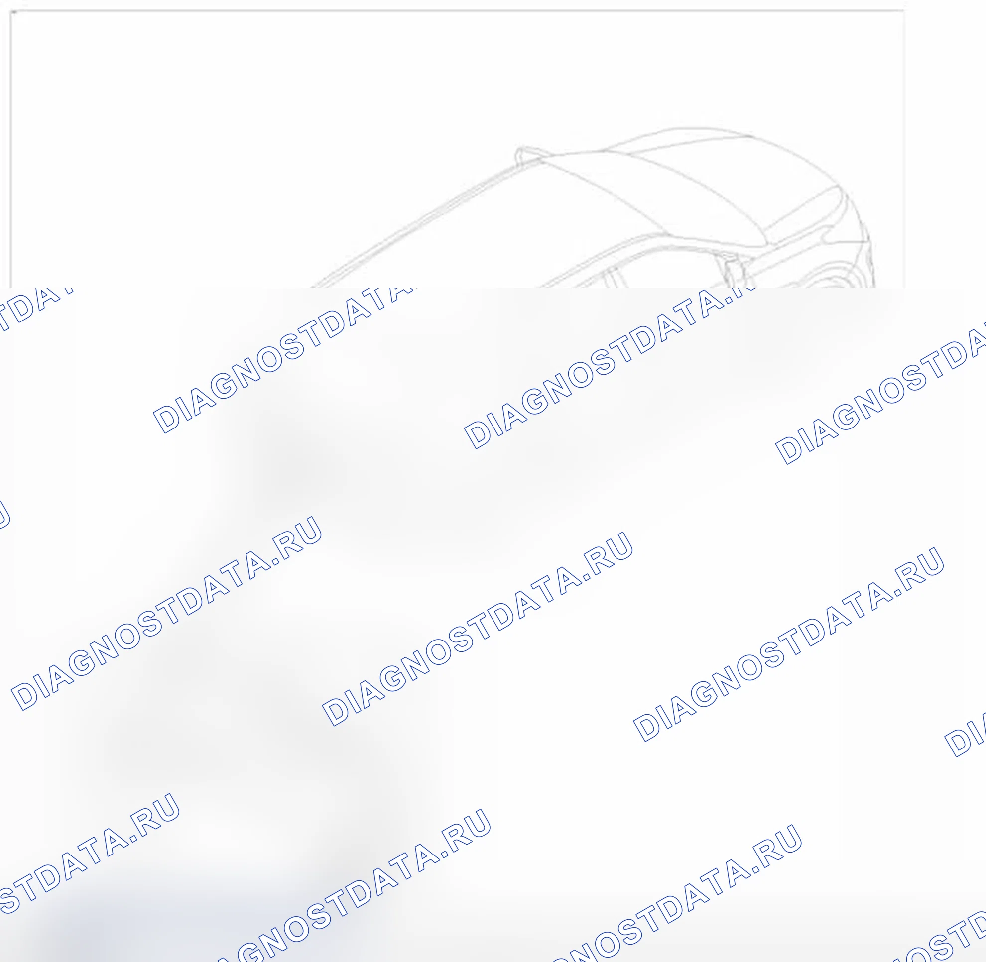 Рис. 72: Расположение компонентов. Hyundai Santa Fe III