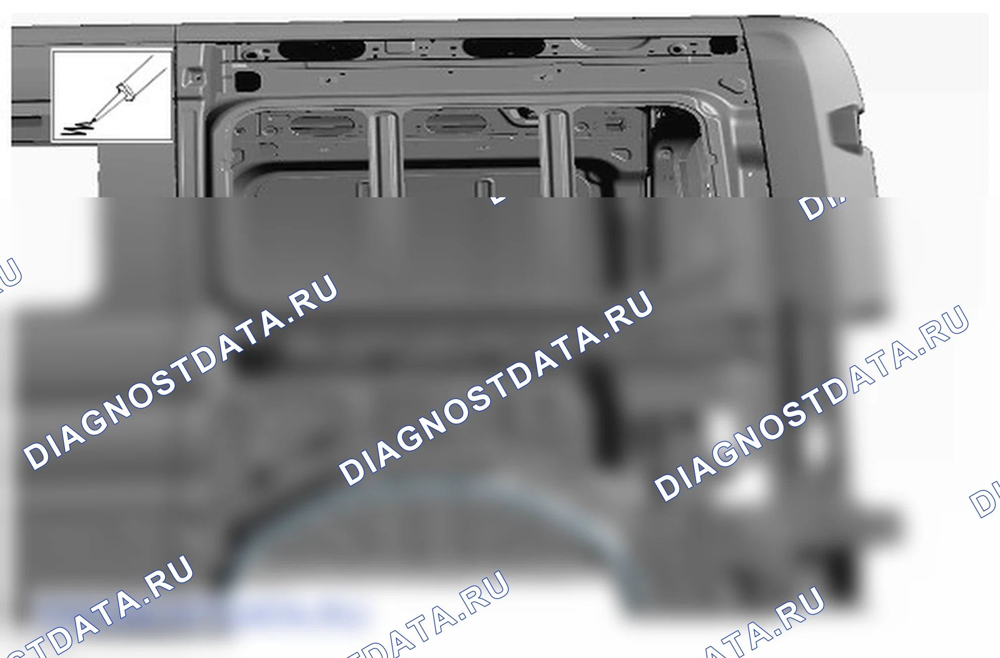 Как снять и установить левую панель задней боковой части кузова. Ford Transit VIII