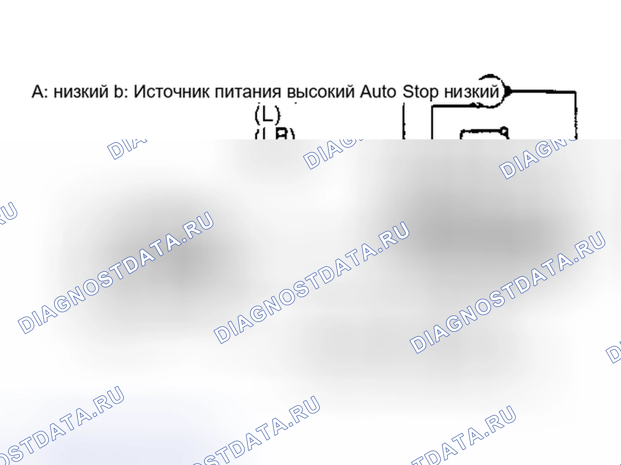 Рис. 9: B2000 и B2200 Проверка стеклоочистителя и идентификатор терминала. Mazda 626 GC