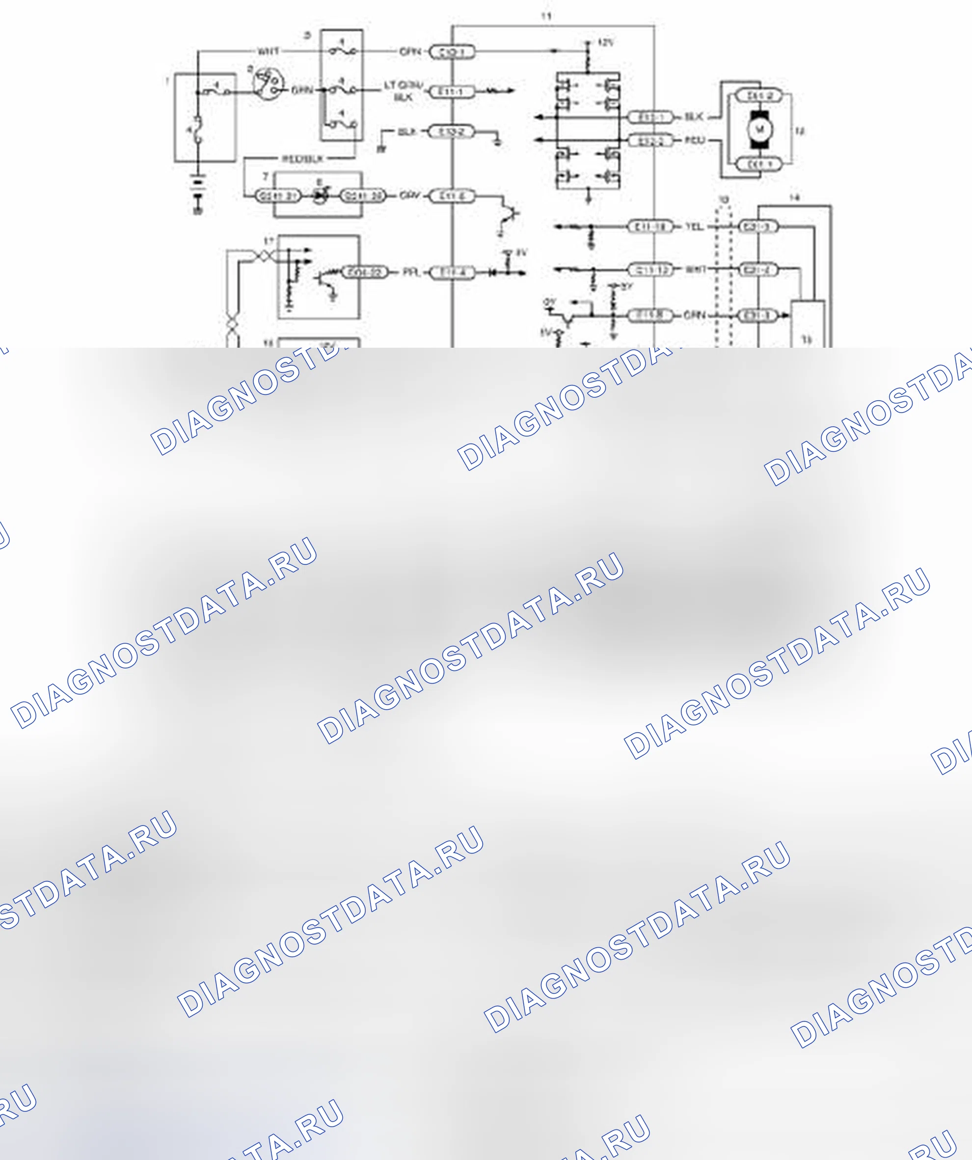 Рис. 96: Принципиальная электрическая схема системы EPS. Suzuki SX4 I